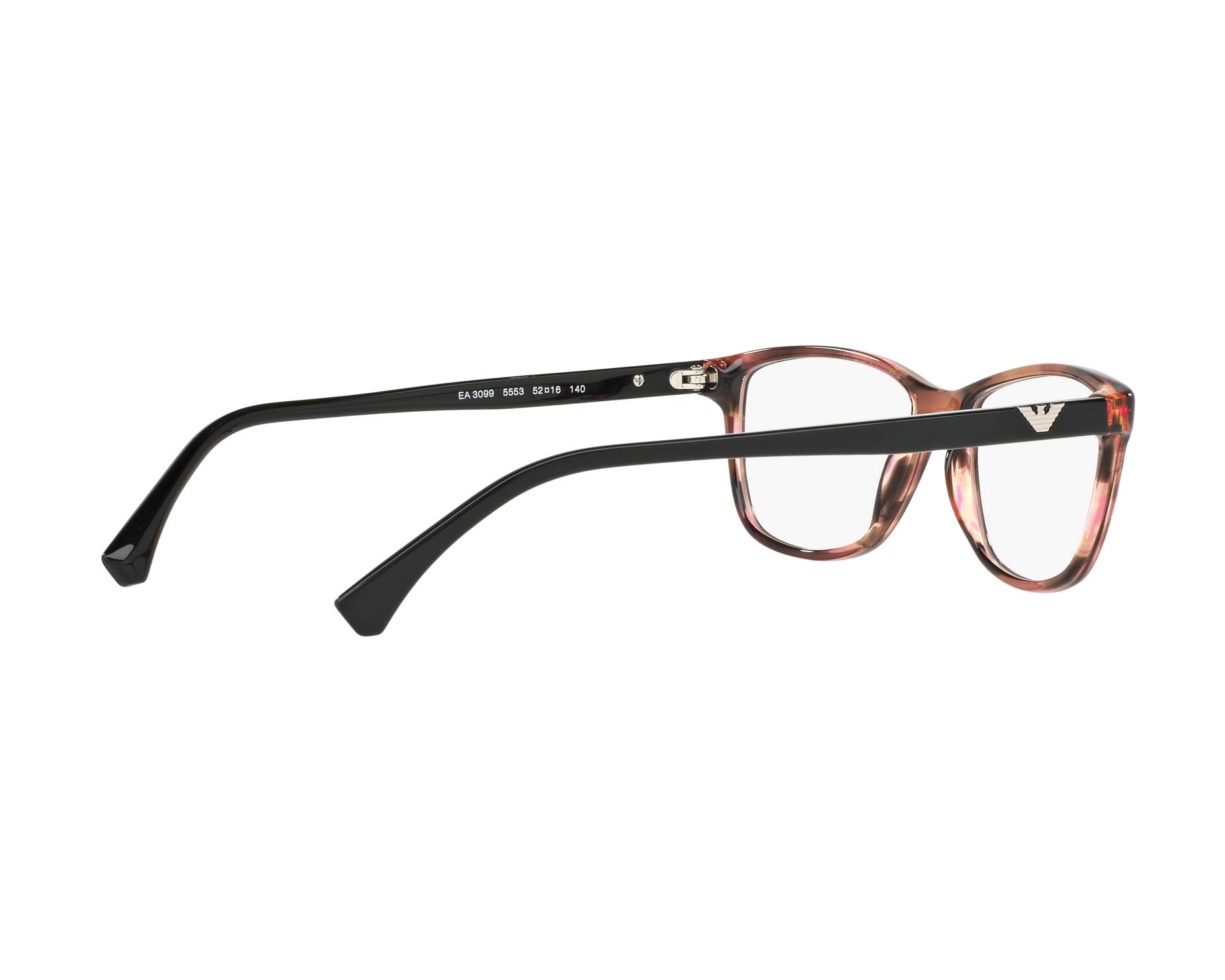 Emporio Armani EA3099 5553 54-16 Rosa  Vista de 360 grados 10