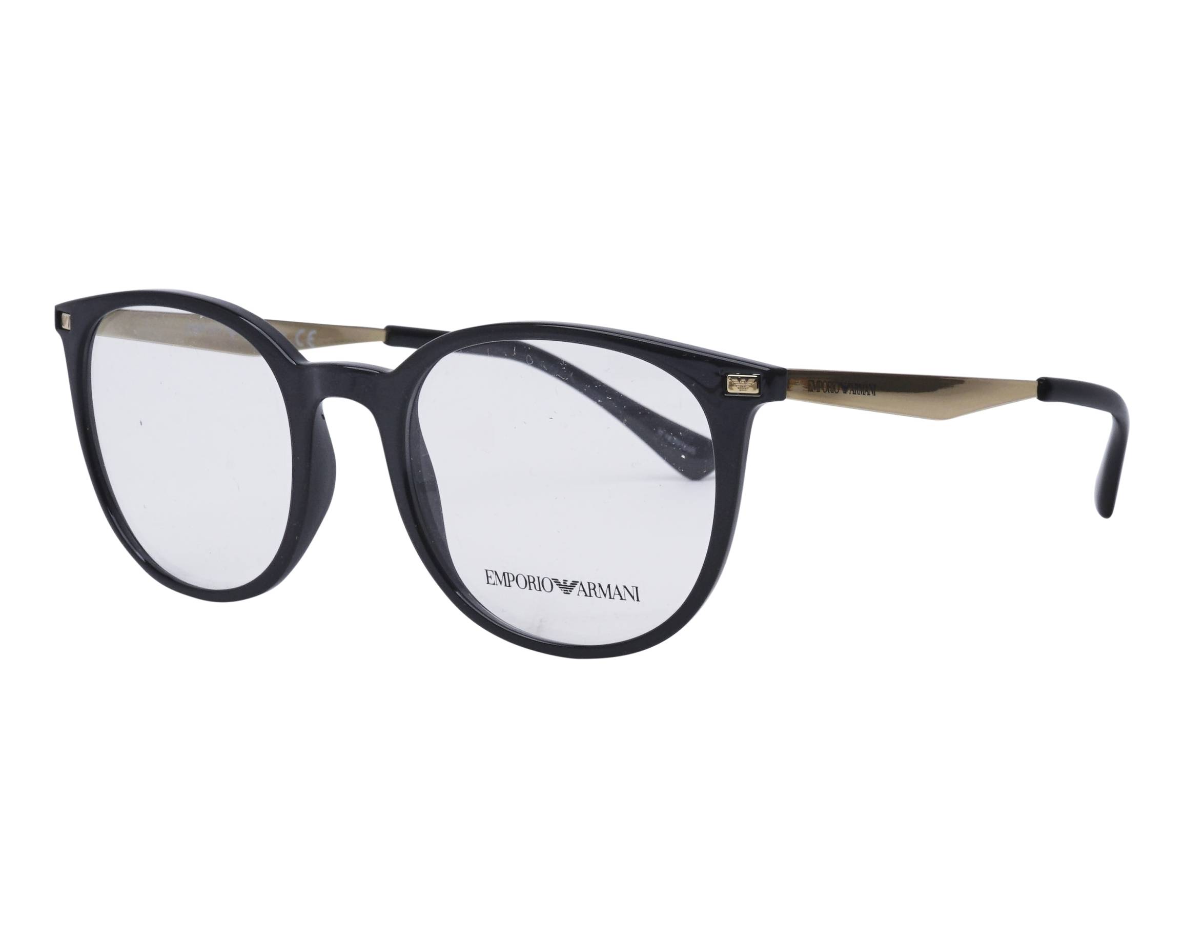 Emporio Armani EA-3168 5001 52-20 Black  vista de perfil