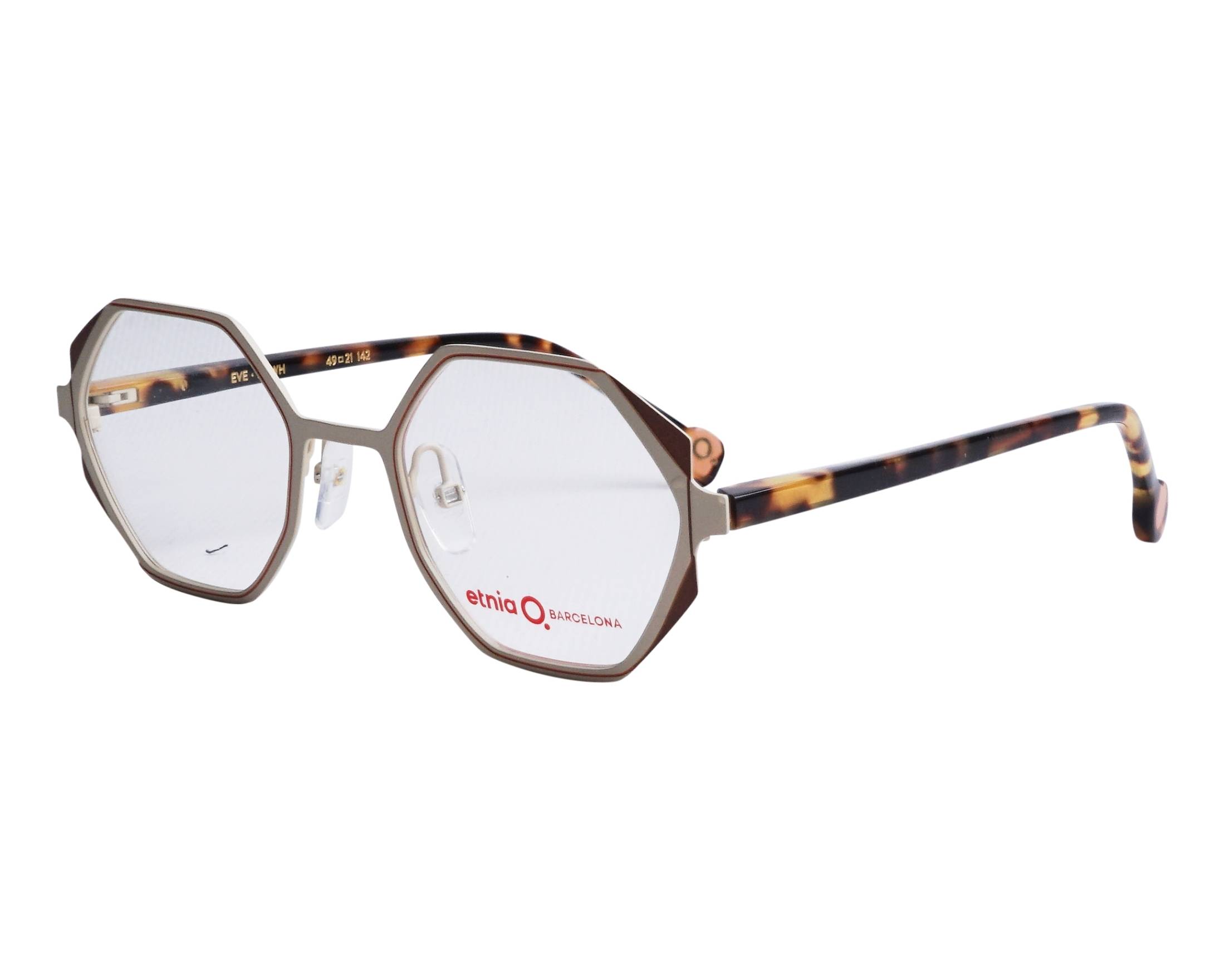 Etnia Barcelona EVE BRWH 49-21 Marrón  Blanco vista de frente
