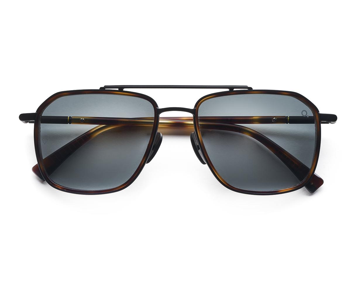 Etnia Barcelona MUNGERS-MOSS BKVH 57-18 Negra Havana vista de frente