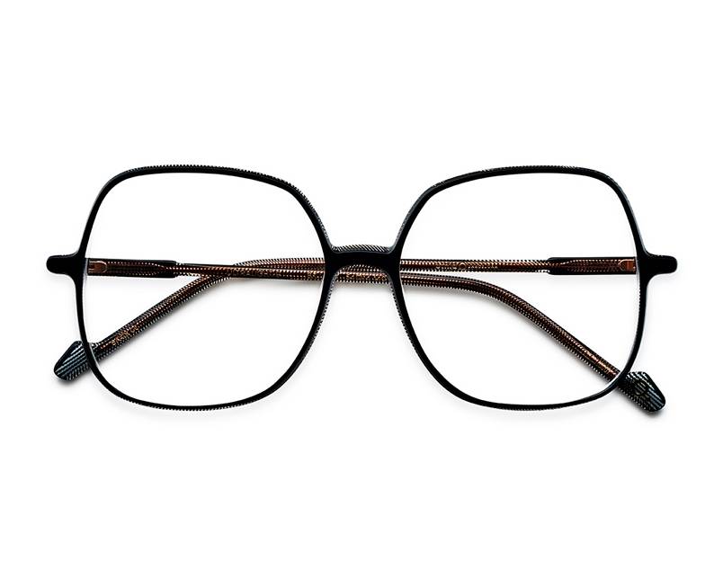 Etnia Barcelona ULTRALIGHT 9 BK - Negra  vista de frente