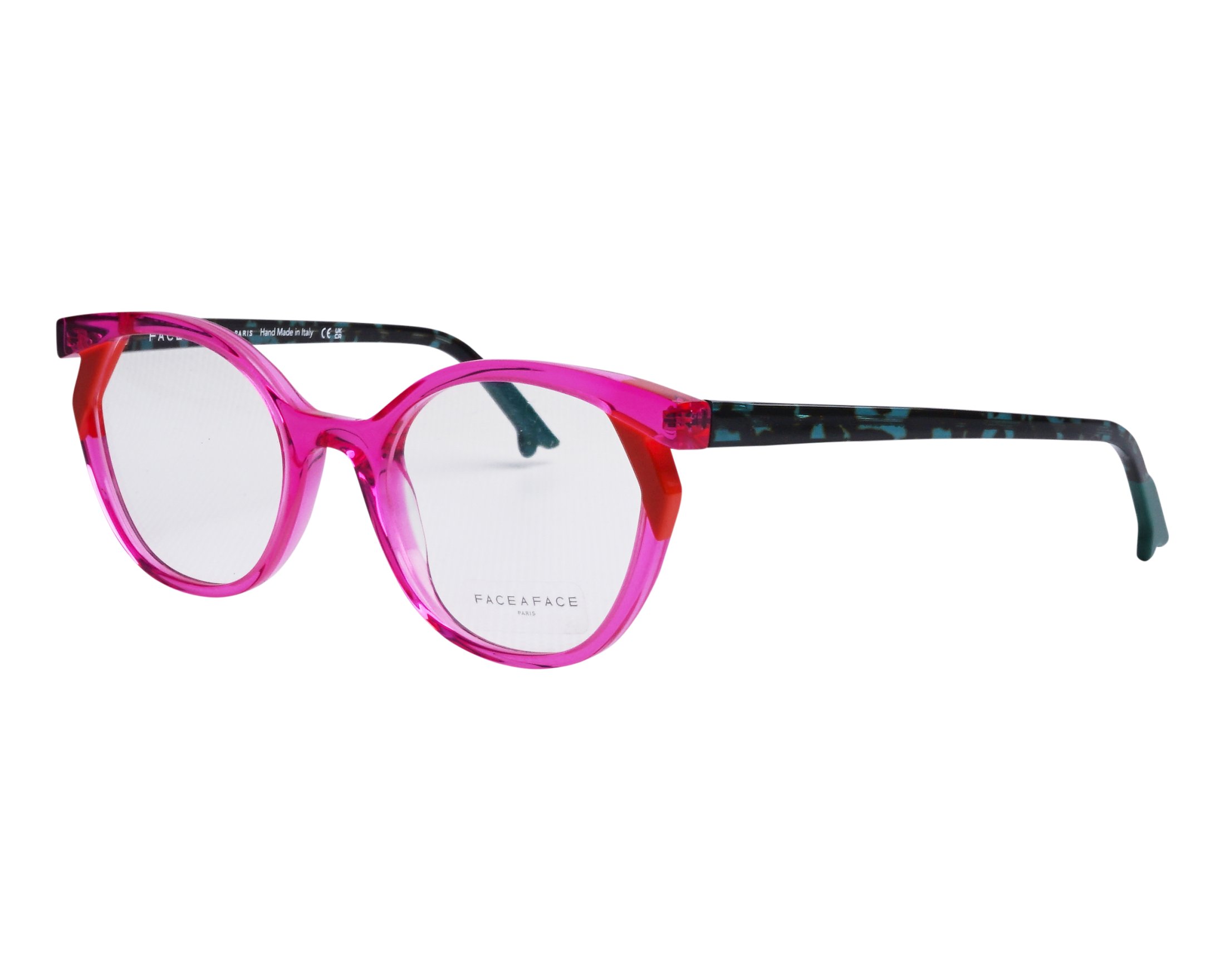 Face a Face BOCCA-KUMA-1 084 50-20 Fuchsia Verde vista de perfil