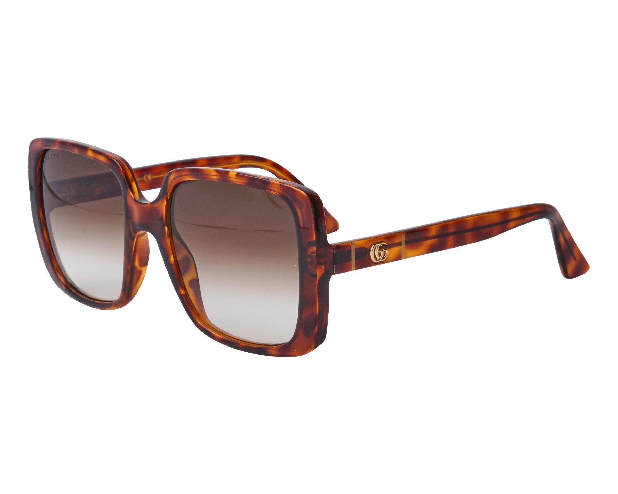 Gucci GG-0632-S 002 56-20 Havana  vista de perfil