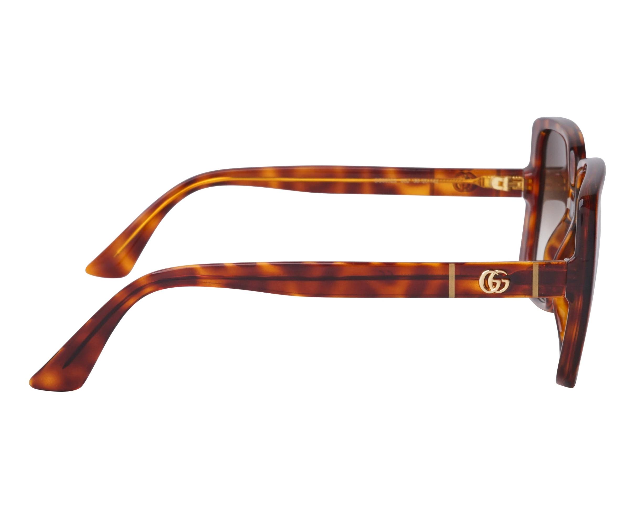 Gucci GG-0632-S 002 56-20 Havana  vista lateral