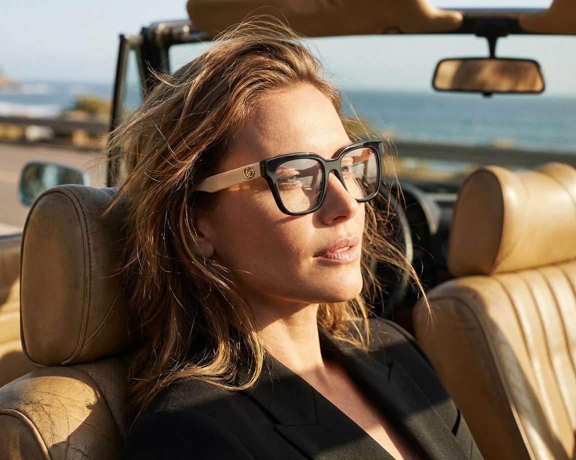 Gucci GG-0958-O 005 52-18 Negra  Vista de 360 grados 5