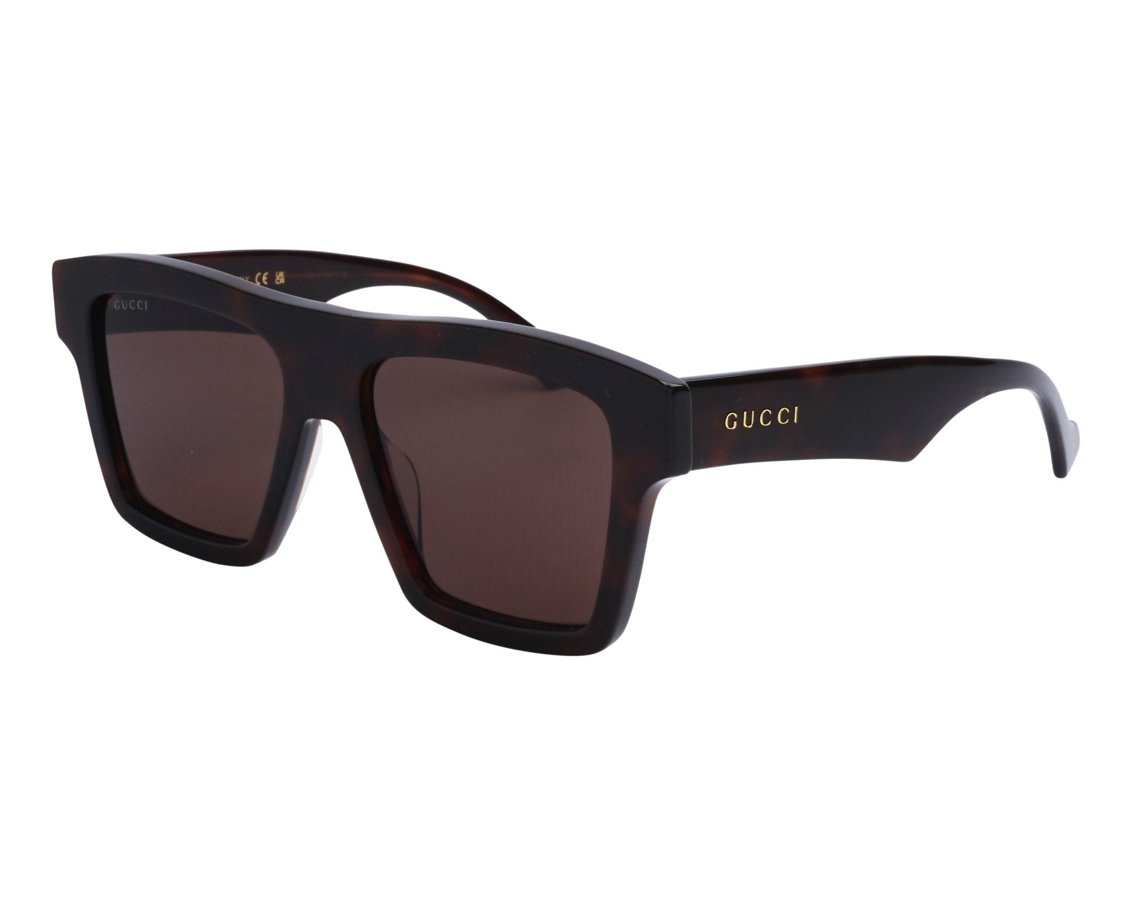 Gucci GG0962S 011 55-17 Havana  vista de perfil