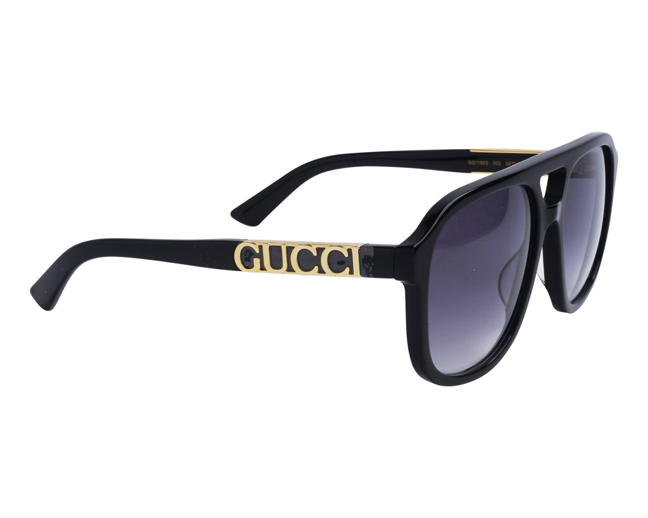 Gucci GG1188S 002 58-17 Negra  vista lateral