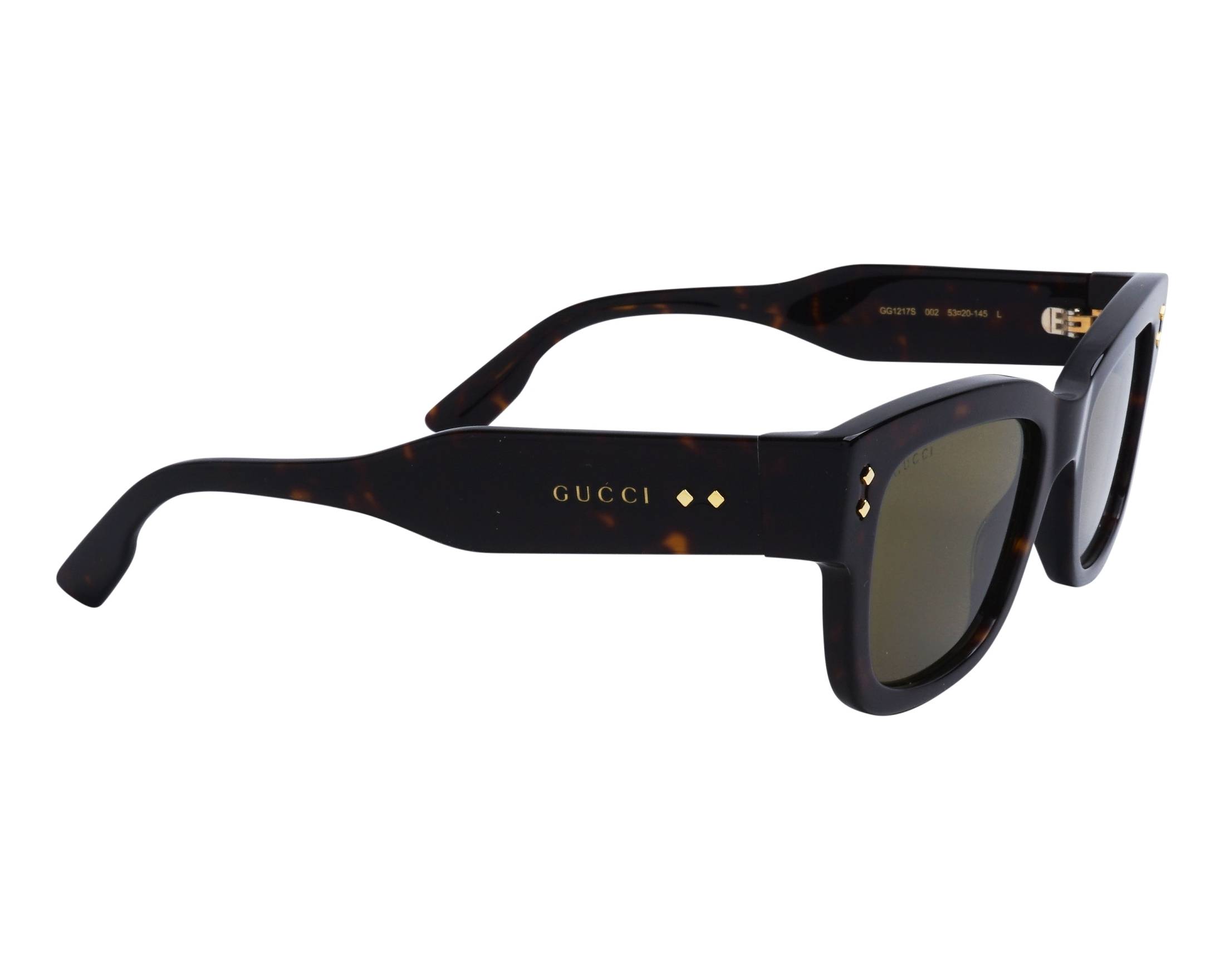 Gucci GG1217S 002 53-20 Havana  vista lateral