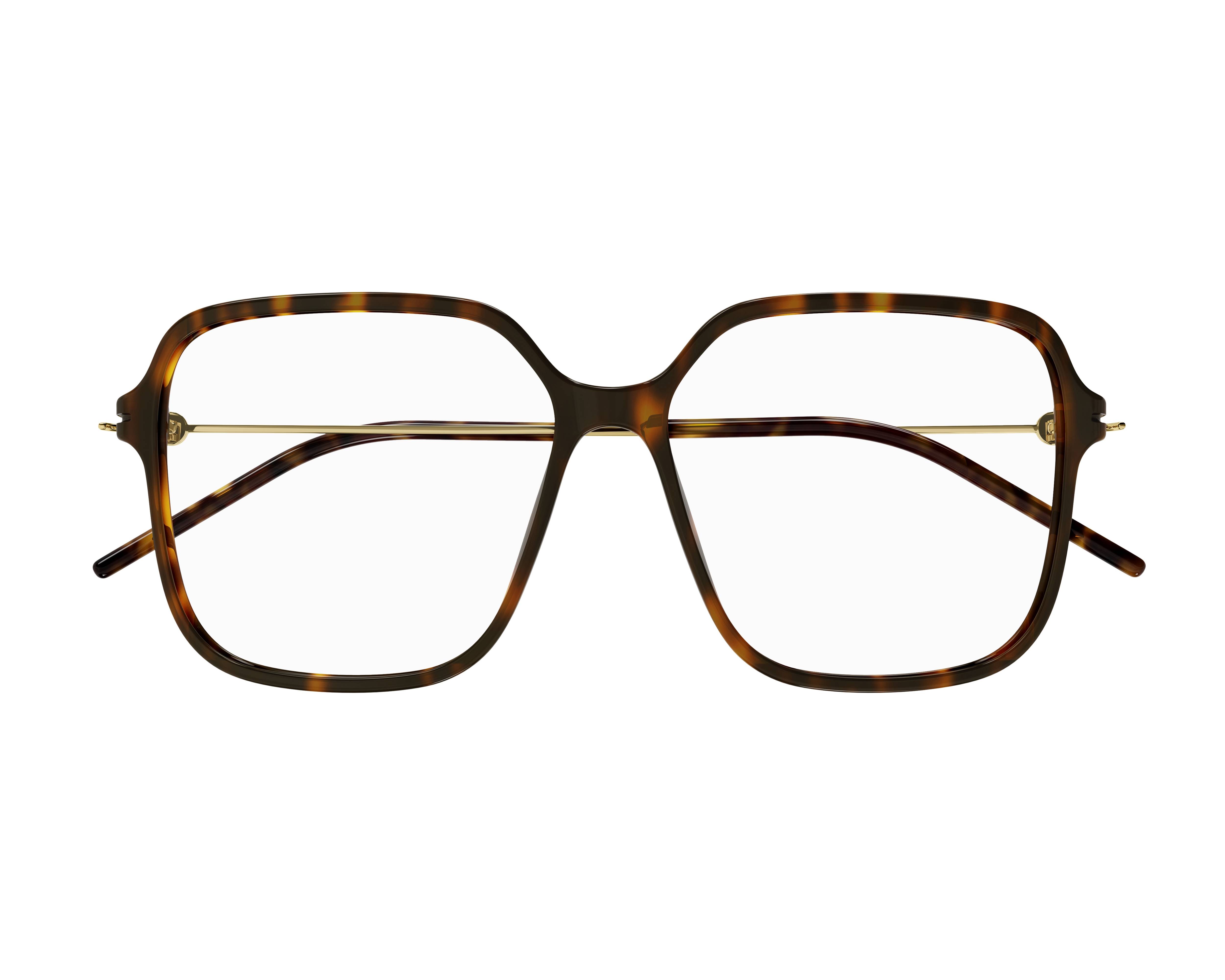 Gucci GG1271O 002 56-14 Havana  vista de frente