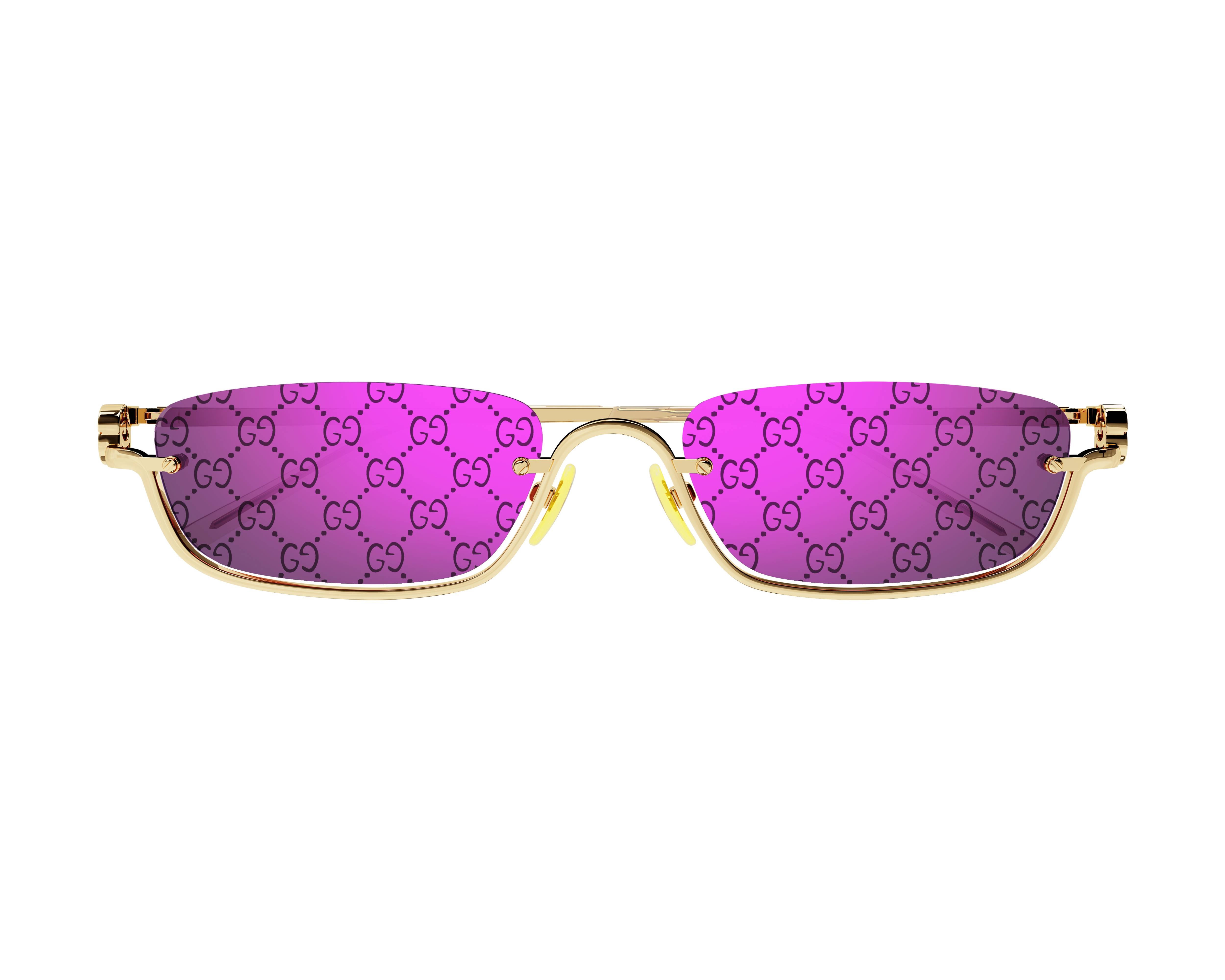 Gucci GG1278S 005 55-19 Oro  vista de frente