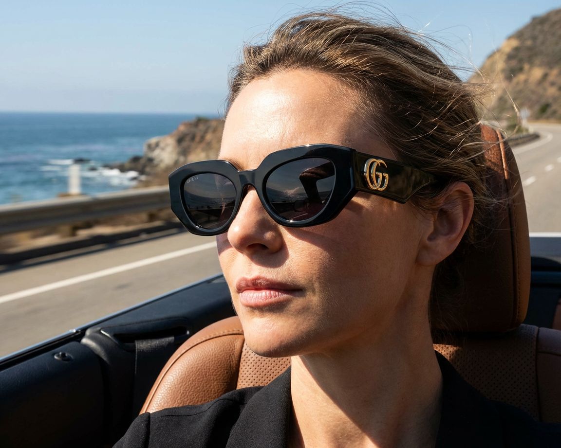 Gucci GG1421S 001 51-20 schwarz  Vista de 360 grados 5