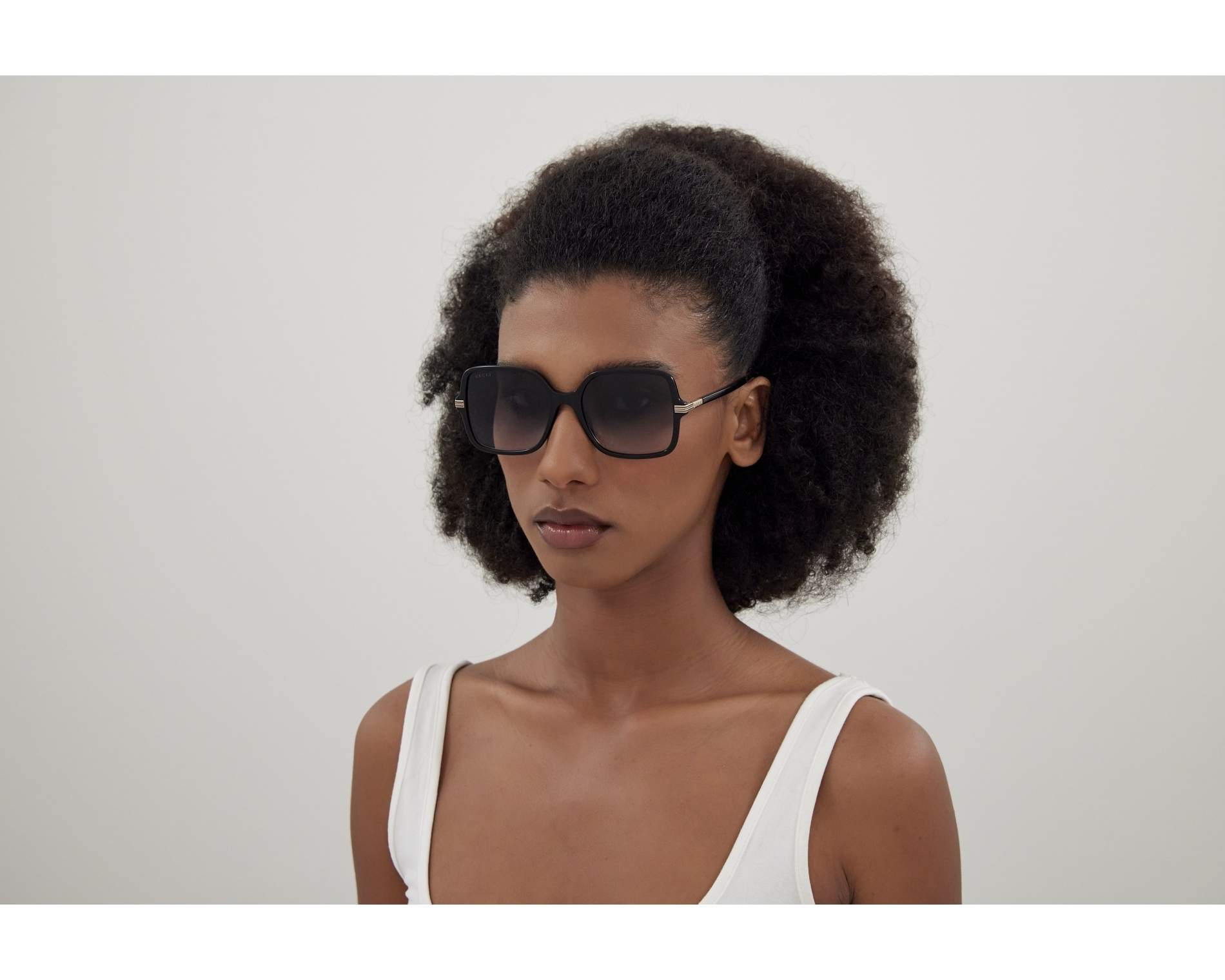 Gucci GG1449S 001 55-19 Noir  vista de frente