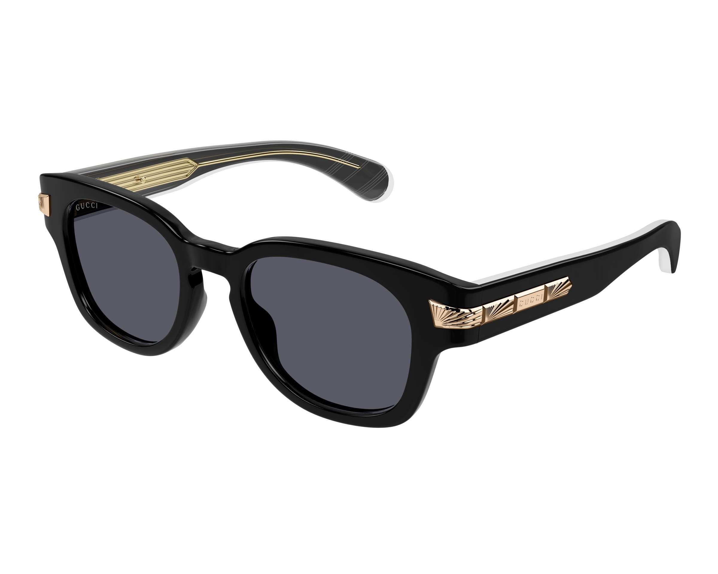 Gucci GG1518S 001 51-20 Black  vista de perfil