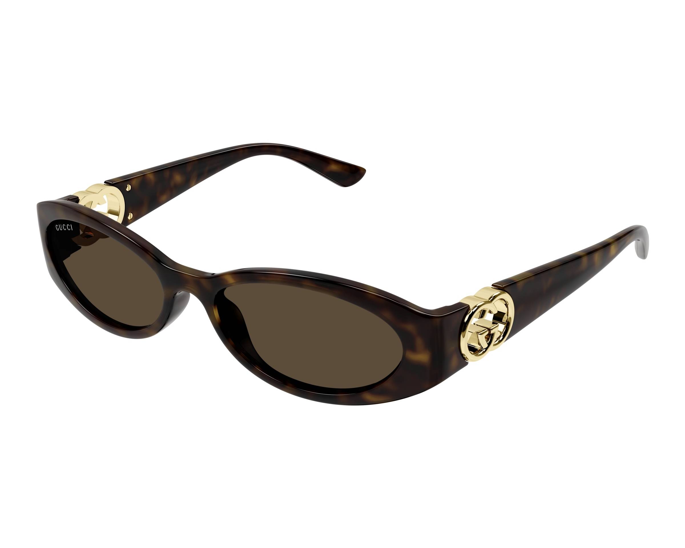 Gucci GG1660S 002 54-16 Havana  vista de frente