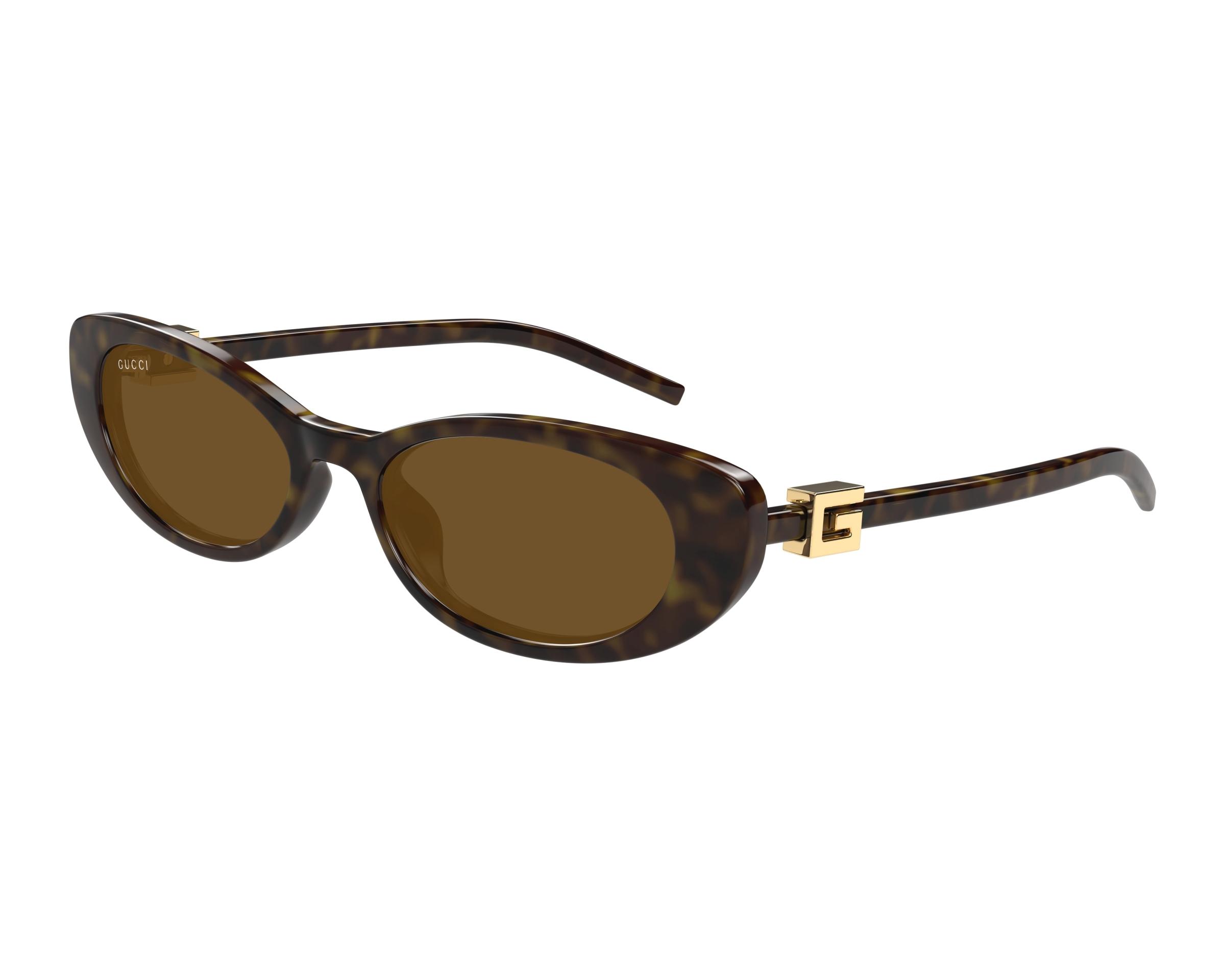 Gucci GG1680S 004 52-17 Havana  vista de perfil