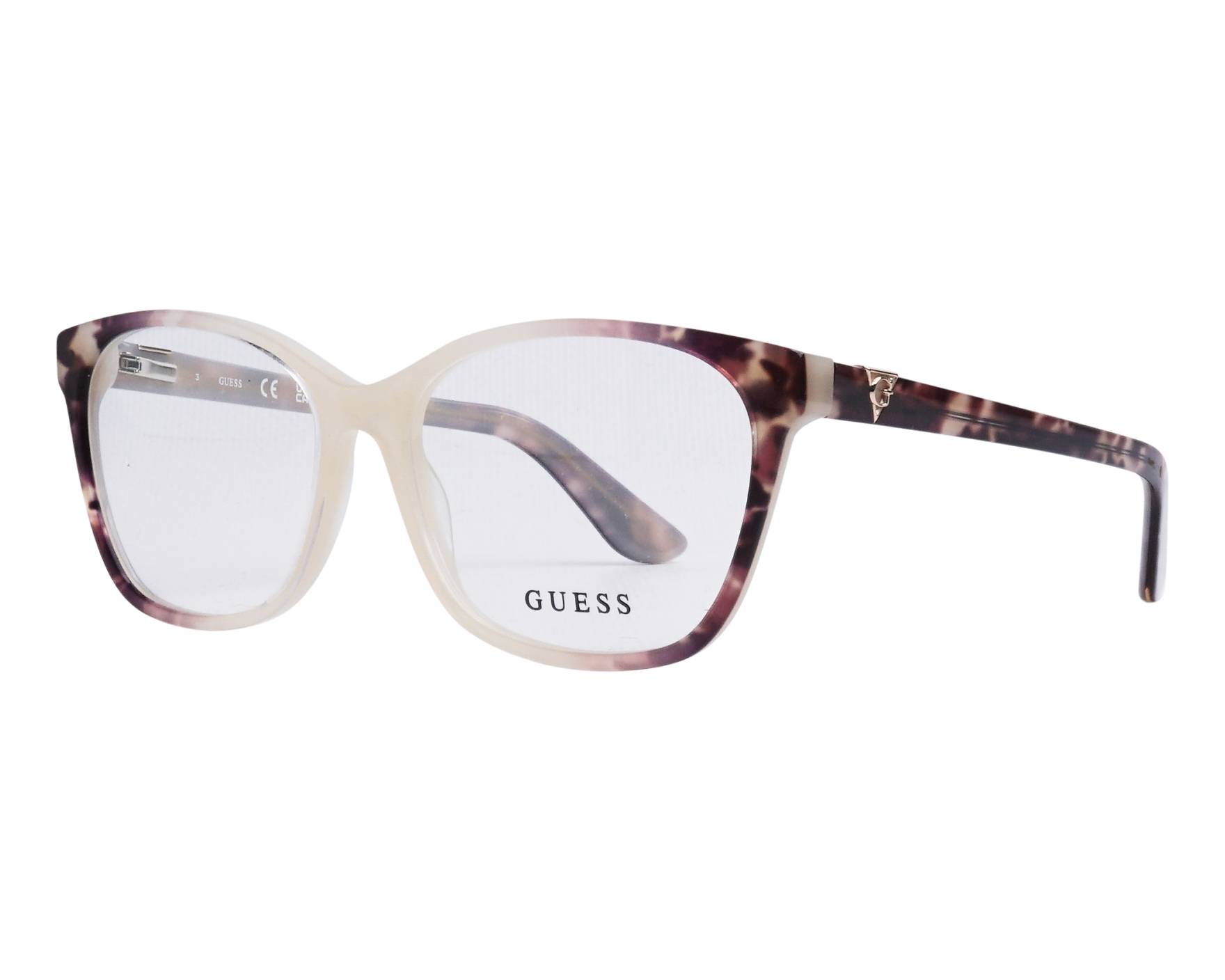 Guess GU-2949 025 53-15 Ivory Havana Honey vista de perfil