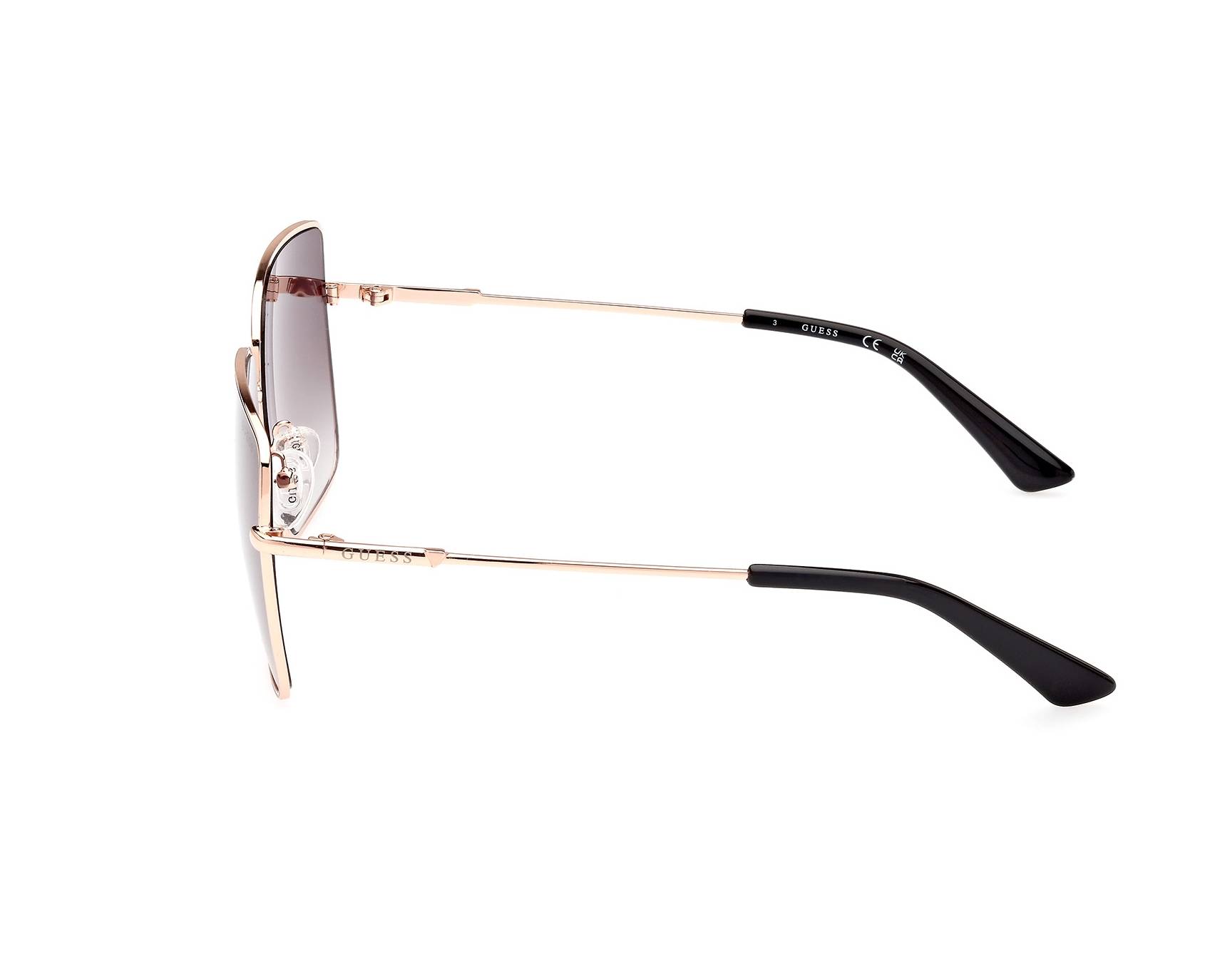 Lunettes De Soleil Guess GU7866 - Monture Pale Gold, Taille 60/16/140 - Femme, UV400