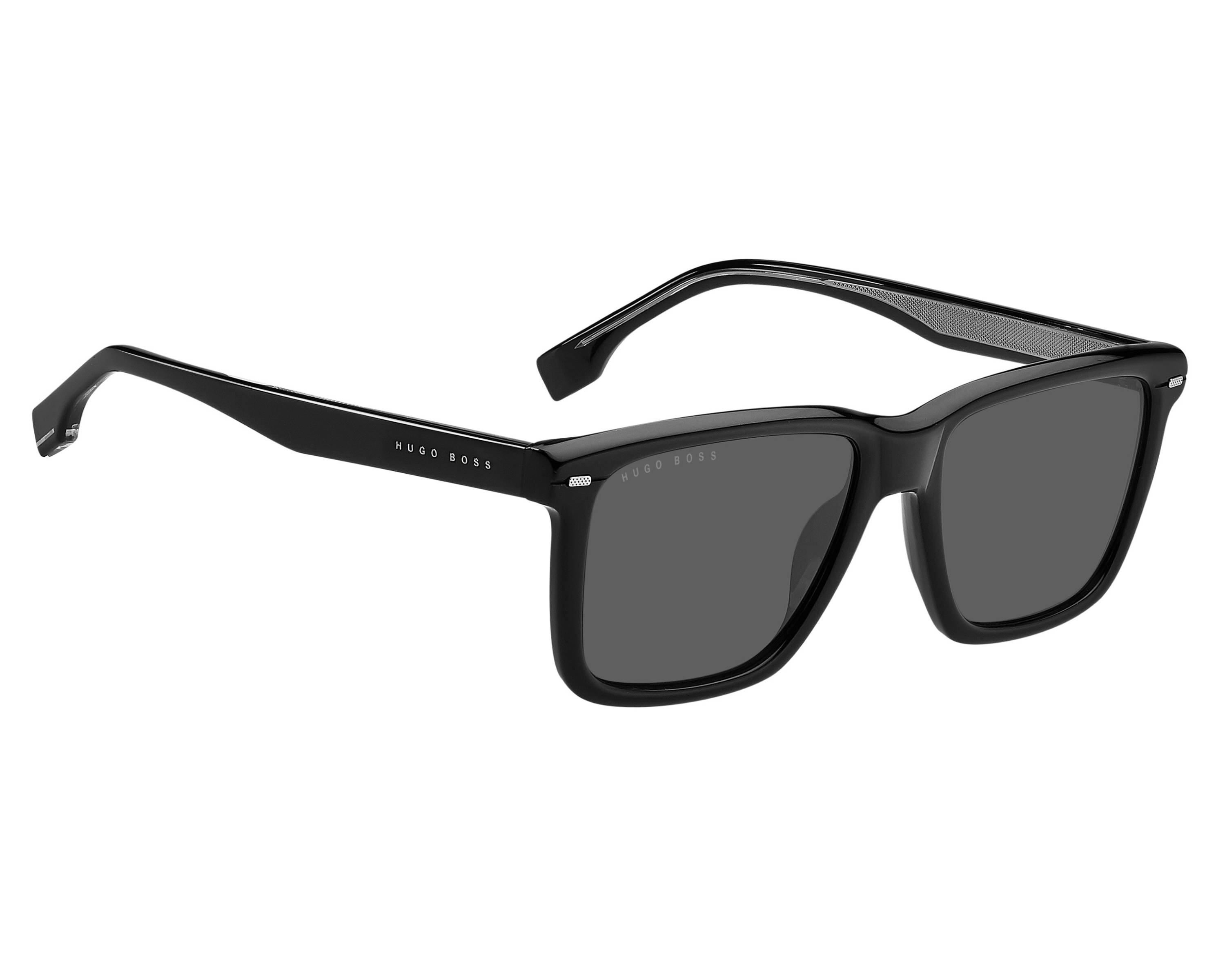 Hugo Boss BOSS-1317-S 284/IR - Negra Ruthenium vista de frente