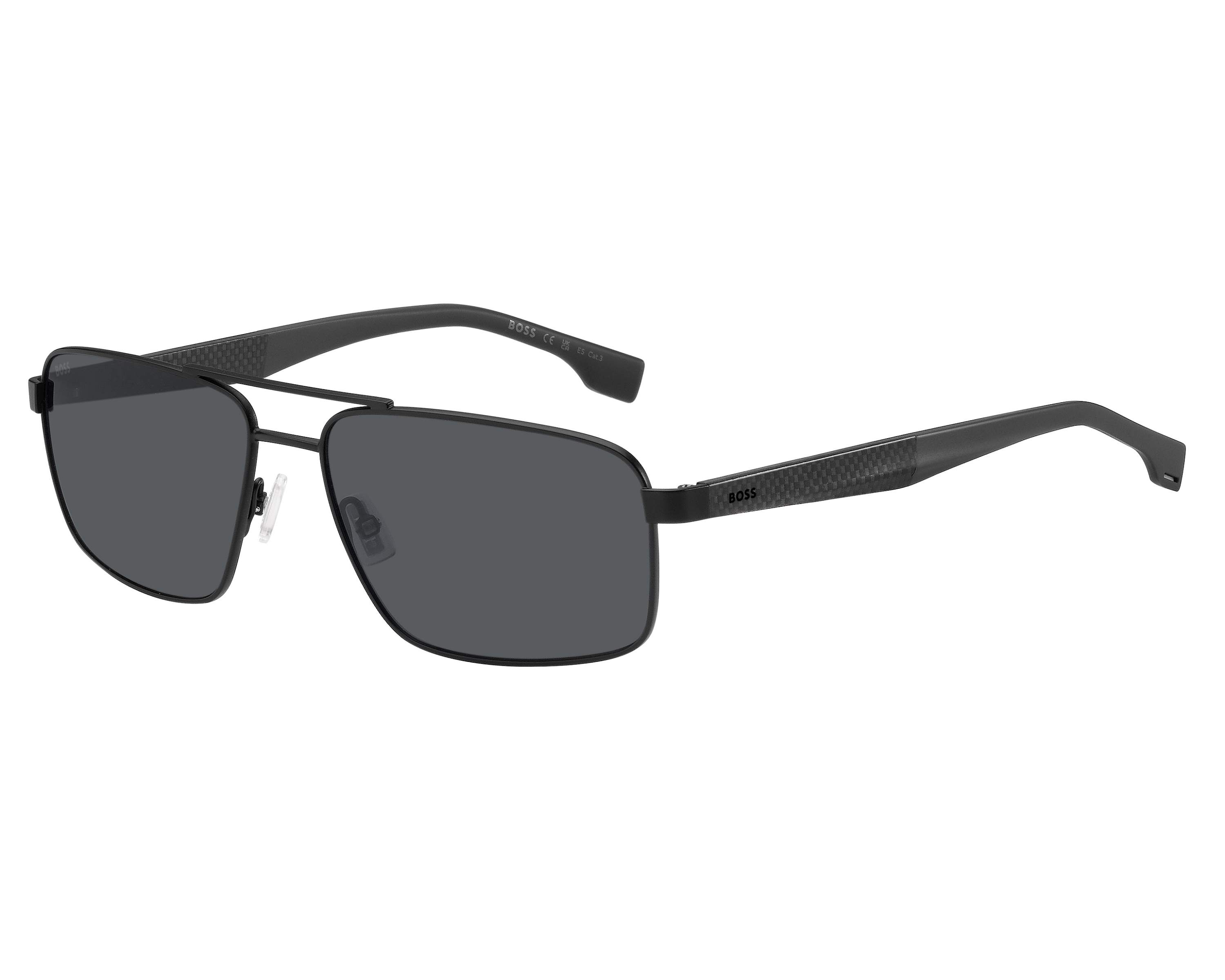 Hugo Boss BOSS-1580-S O6W2K 59-16 Noir Noir Vista de 360 grados 1