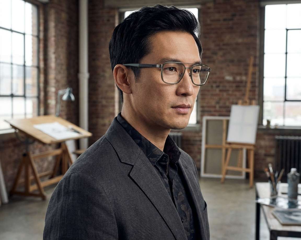 Hugo Boss BOSS-1583 7ZW 55-19 Green Ruthenium Vista de 360 grados 5