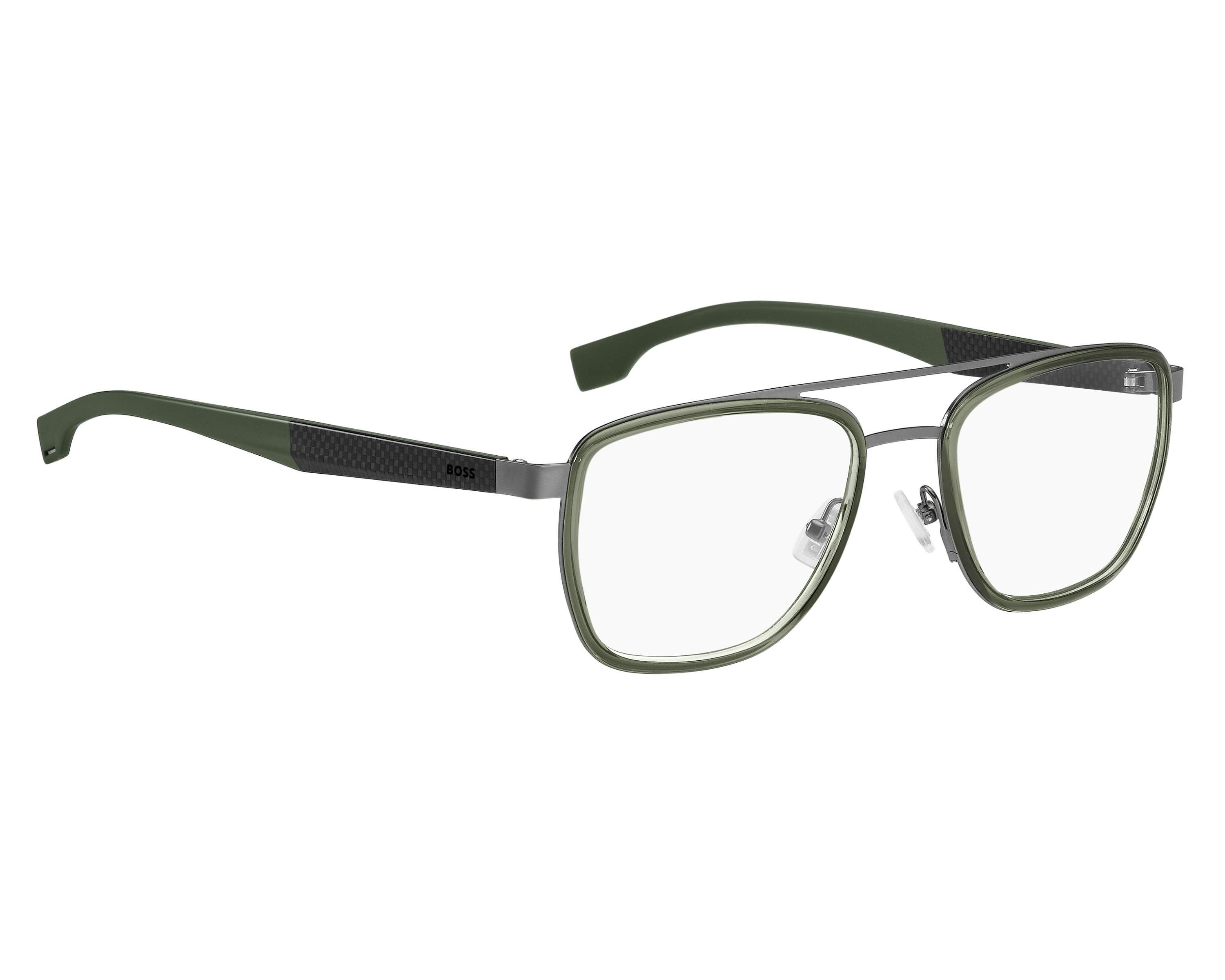 Hugo Boss BOSS-1583 7ZW 55-19 Green Ruthenium Vista de 360 grados 2