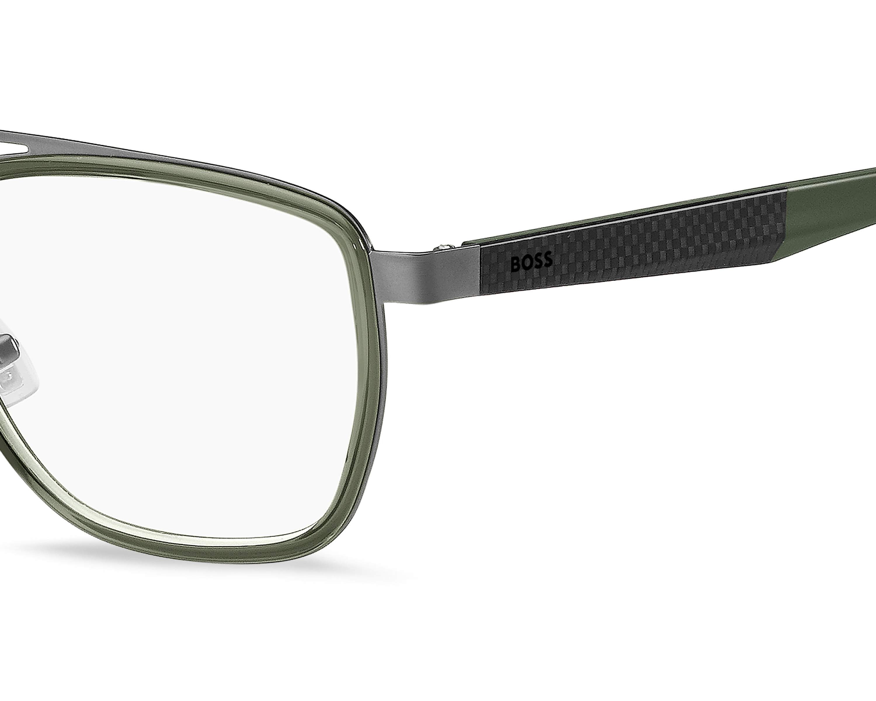 Hugo Boss BOSS-1583 7ZW 55-19 Green Ruthenium Vista de 360 grados 4