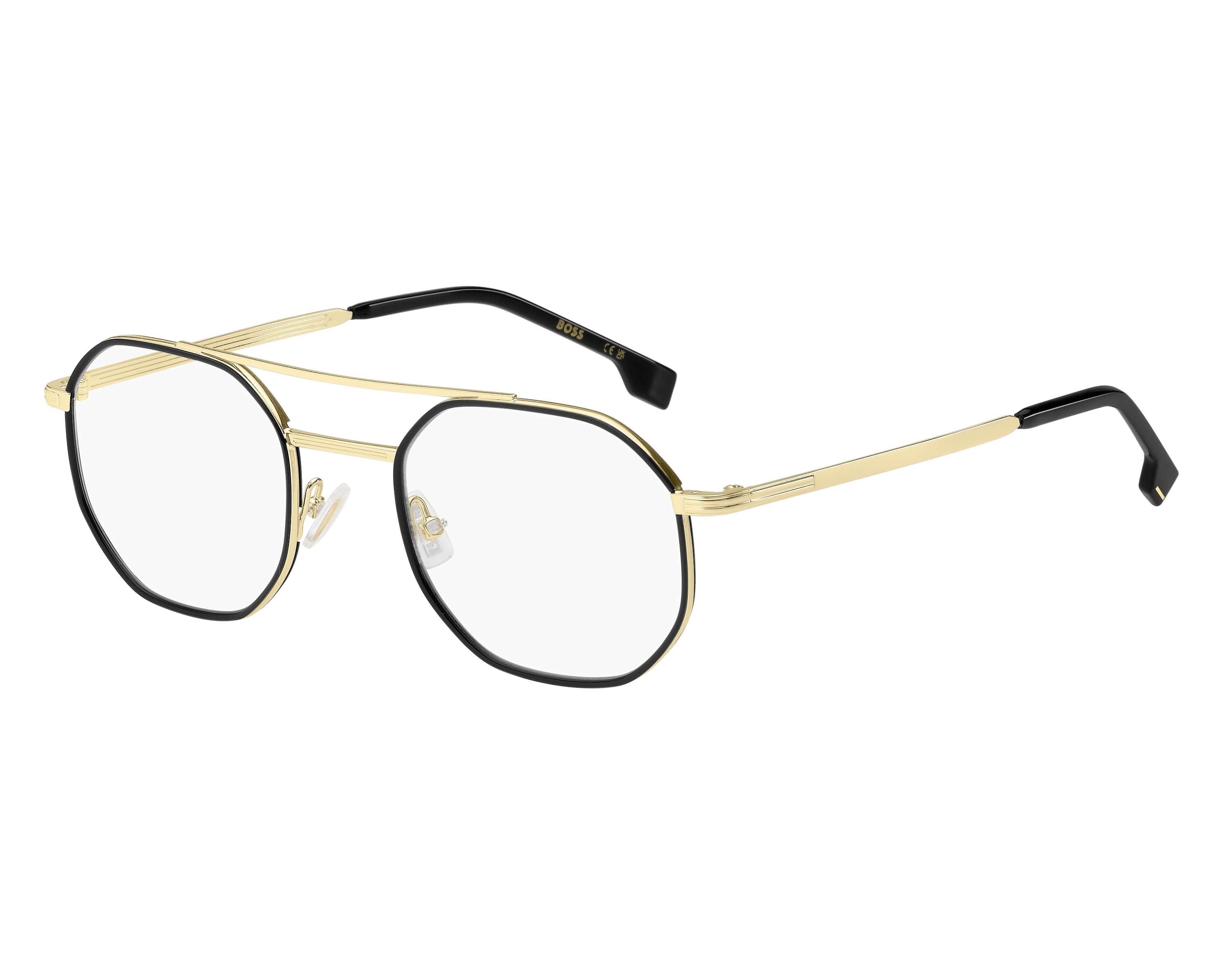 Hugo Boss BOSS-1632 RHL 50-22 Oro Negro Vista de 360 grados 1