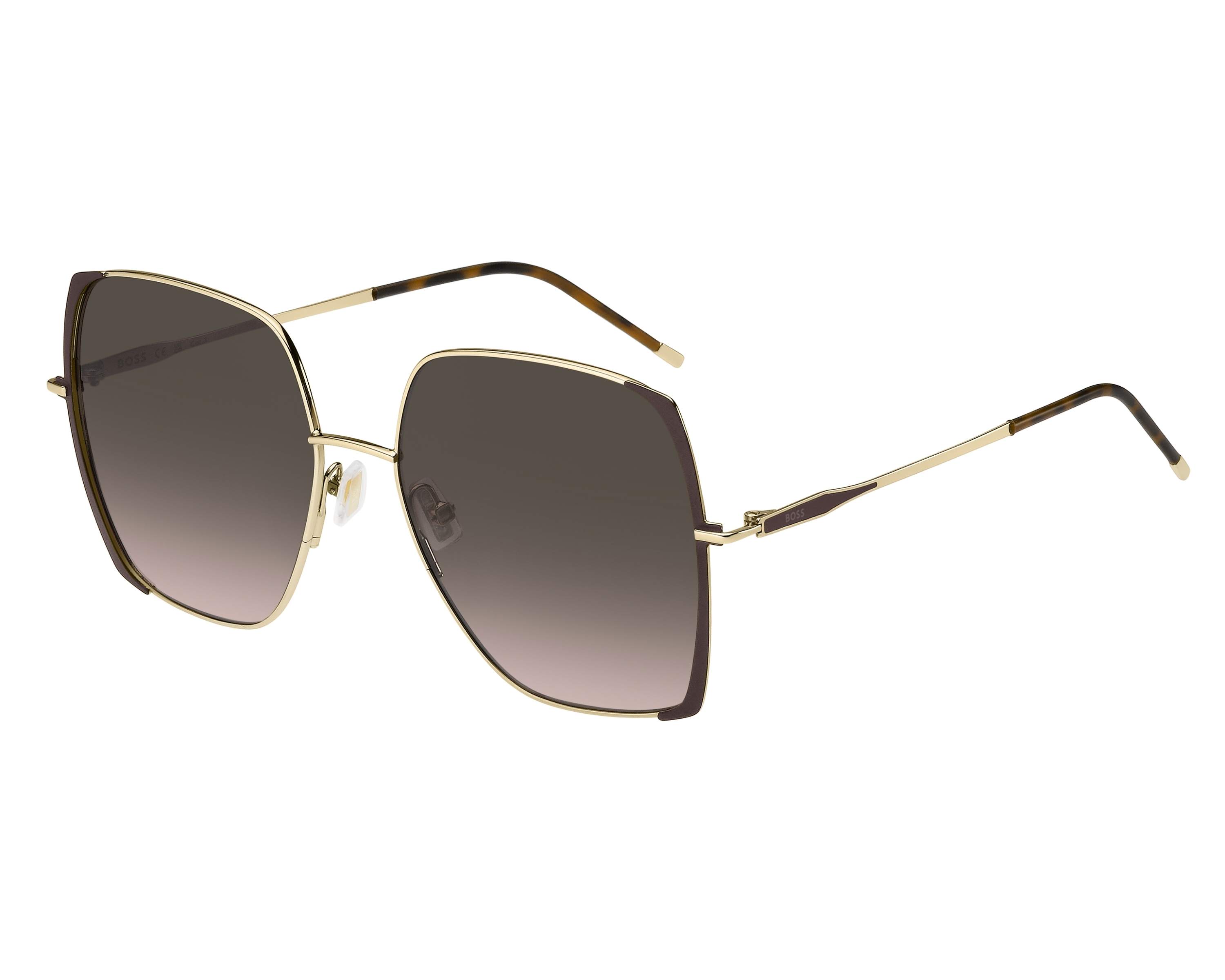 Hugo Boss BOSS-1707-S 01Q/HA - Gold Brown Vista de 360 grados 4