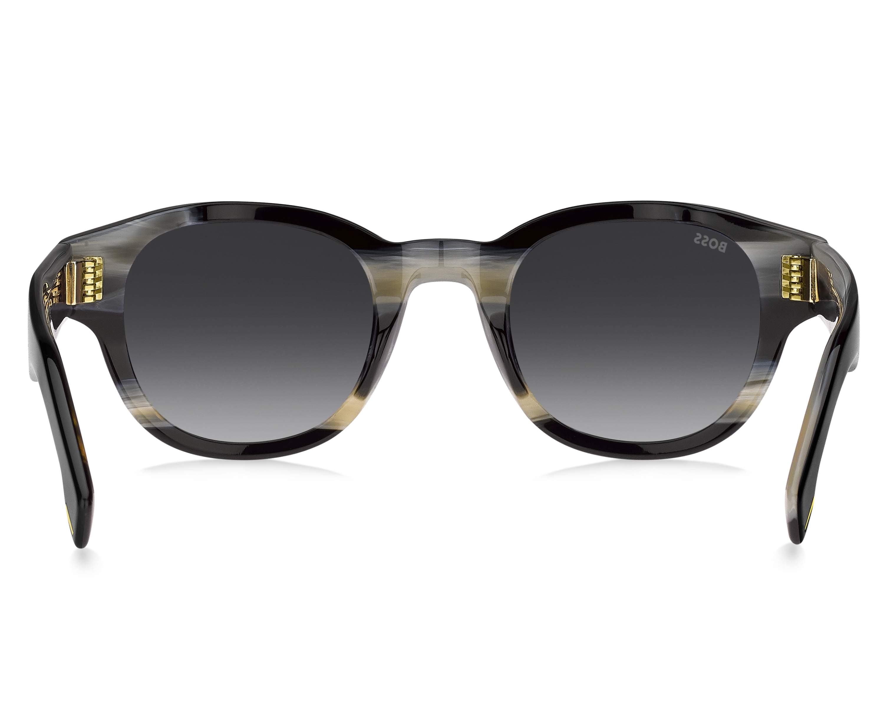 Hugo Boss BOSS-1717-S QF6/1I 48-24 Negra Blanco Vista de 360 grados 1