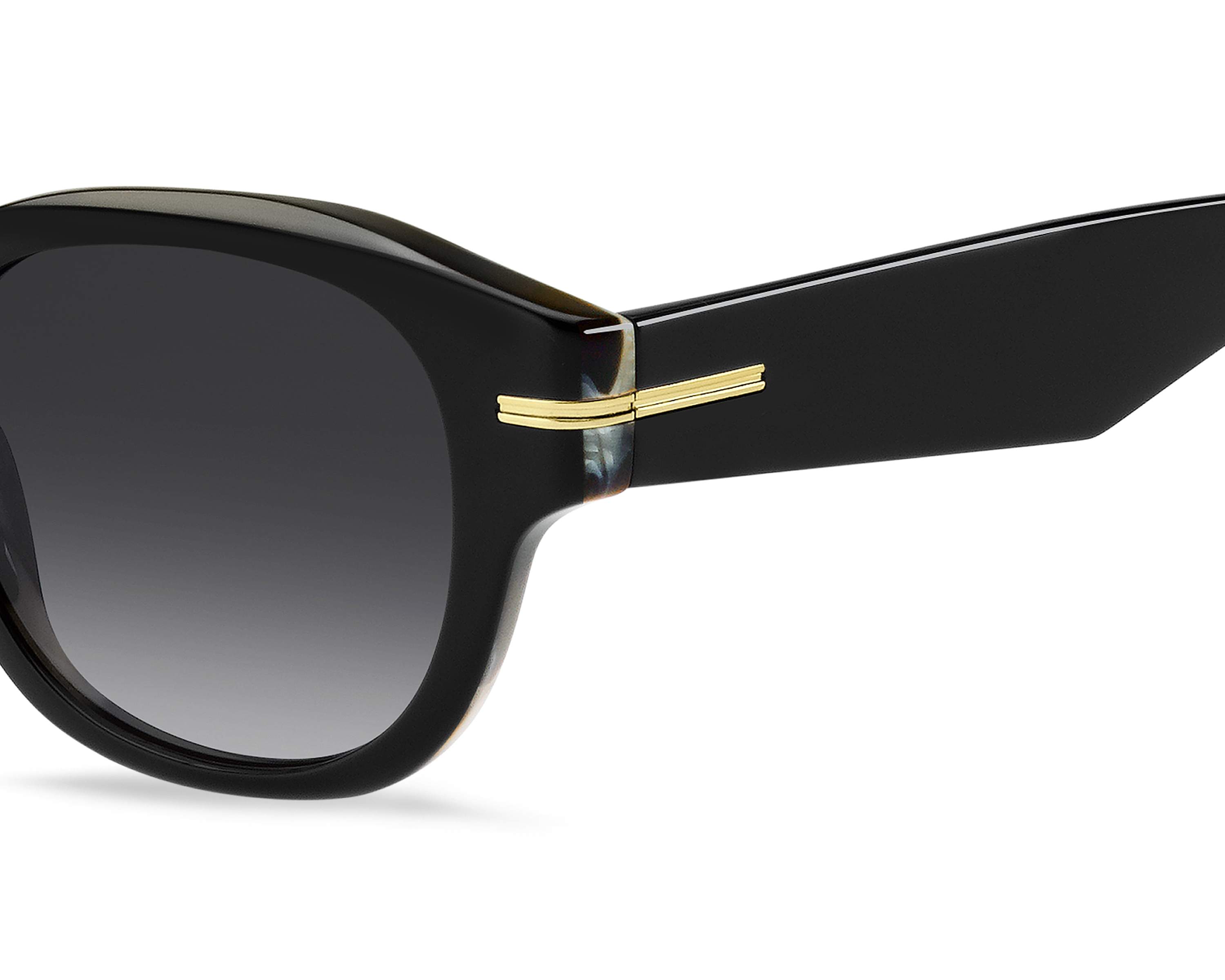 Hugo Boss BOSS-1717-S QF6/1I 48-24 Negra Blanco Vista de 360 grados 2