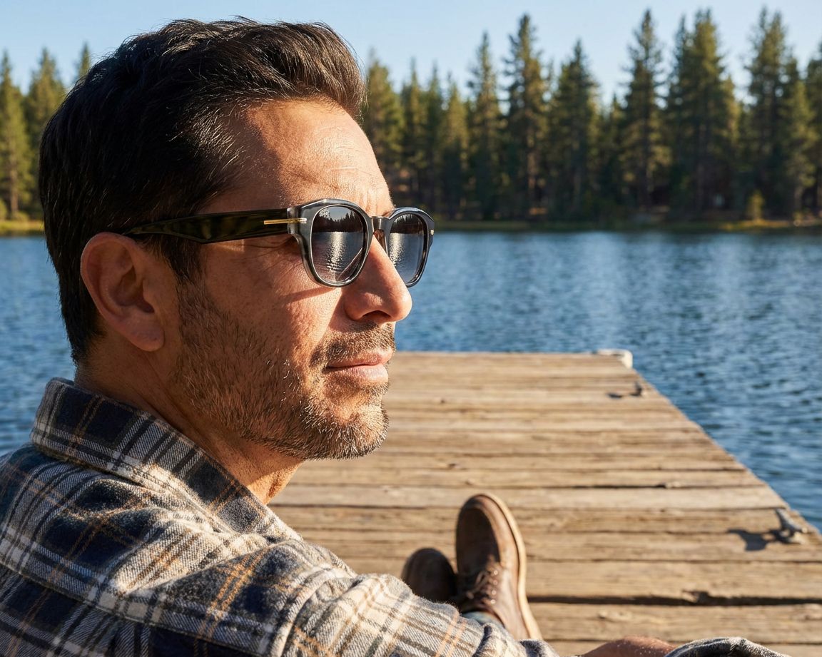 Hugo Boss BOSS-1717-S QF6/1I 48-24 Negra Blanco Vista de 360 grados 7