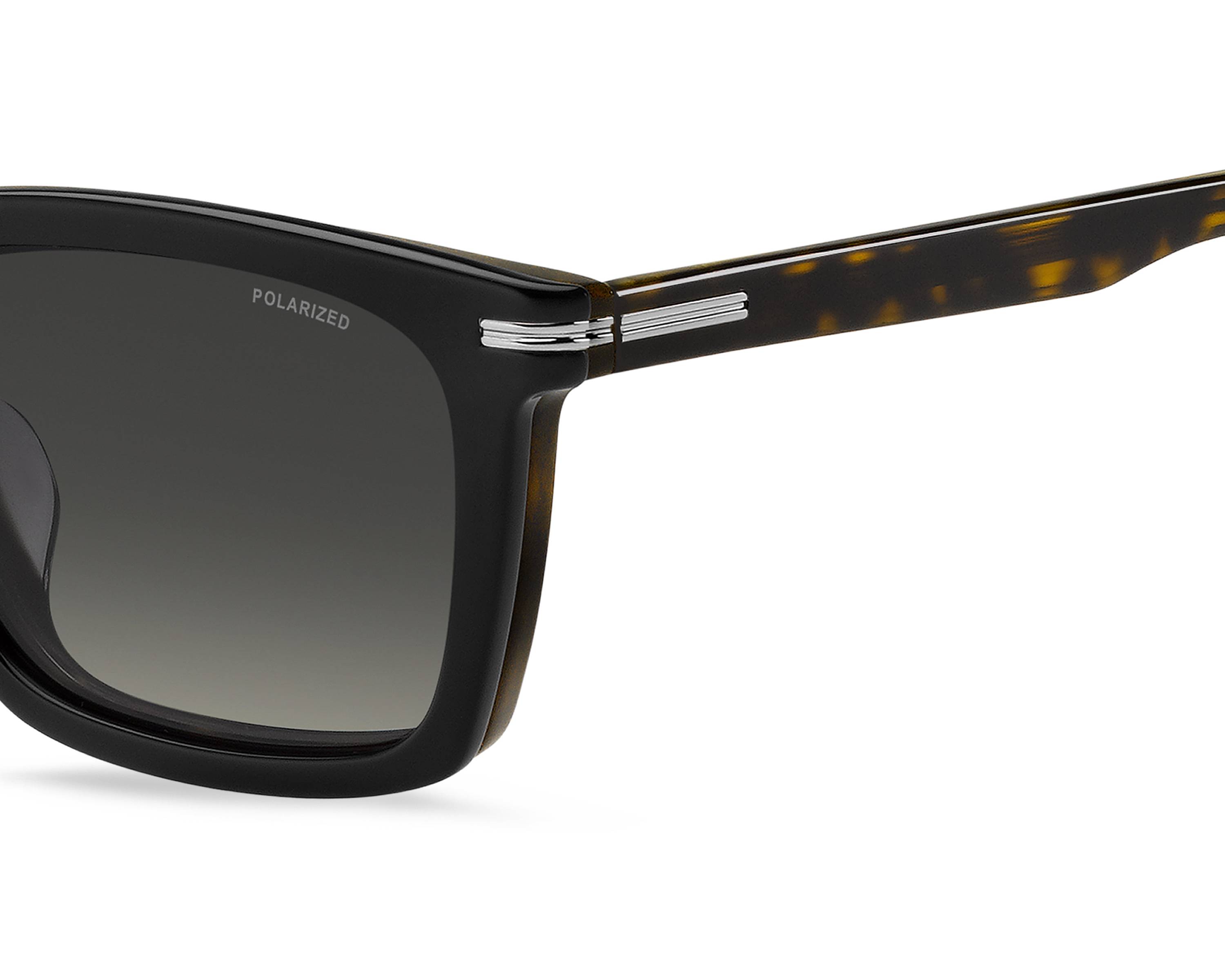 Hugo Boss BOSS-1726-G-CS WR7/LB 55-17 Negra Blanco Vista de 360 grados 1