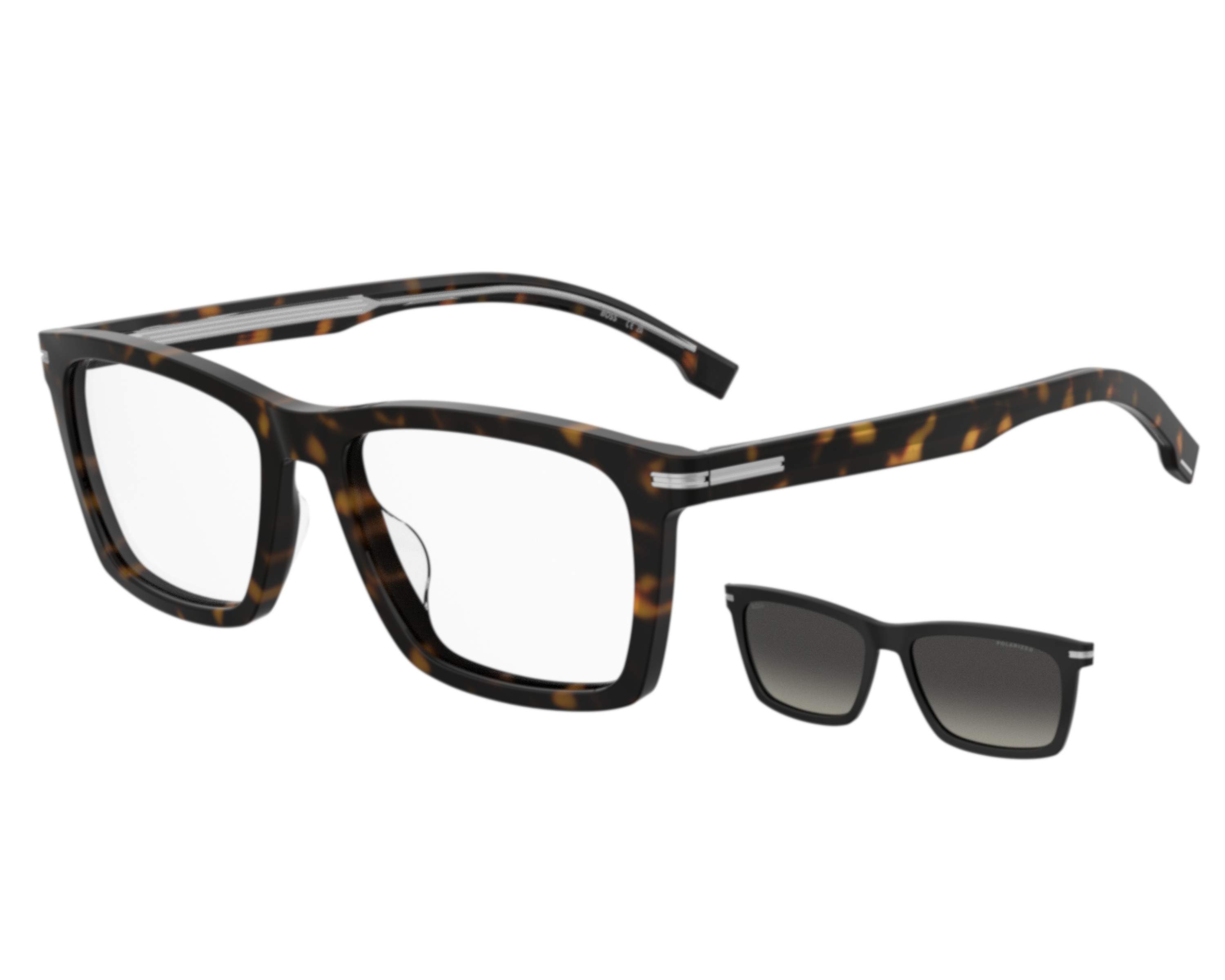 Hugo Boss BOSS-1726-G-CS WR7/LB 55-17 Negra Blanco Vista de 360 grados 6