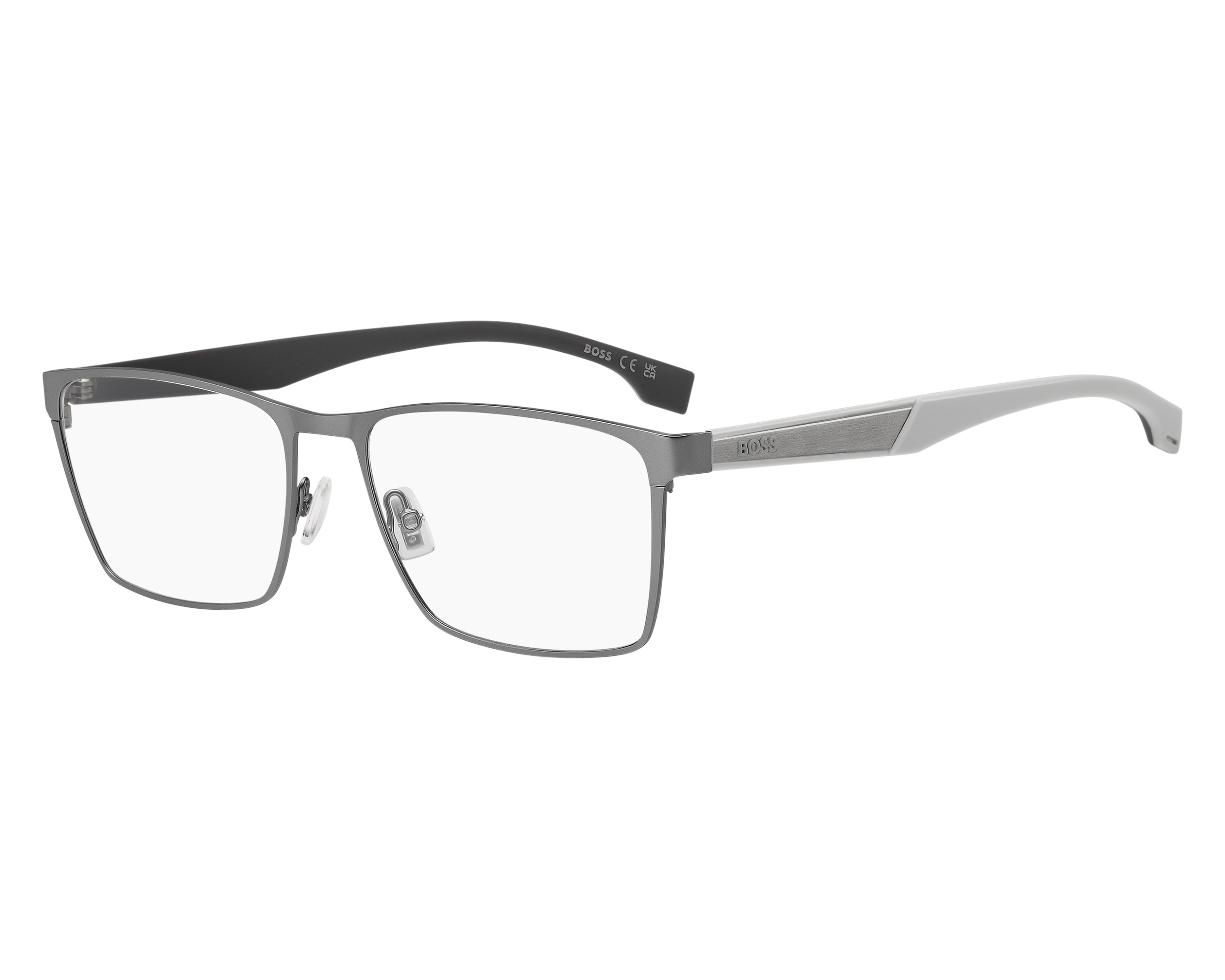Hugo Boss BOSS-1828 R81 58-18 Ruthenium  vista de perfil
