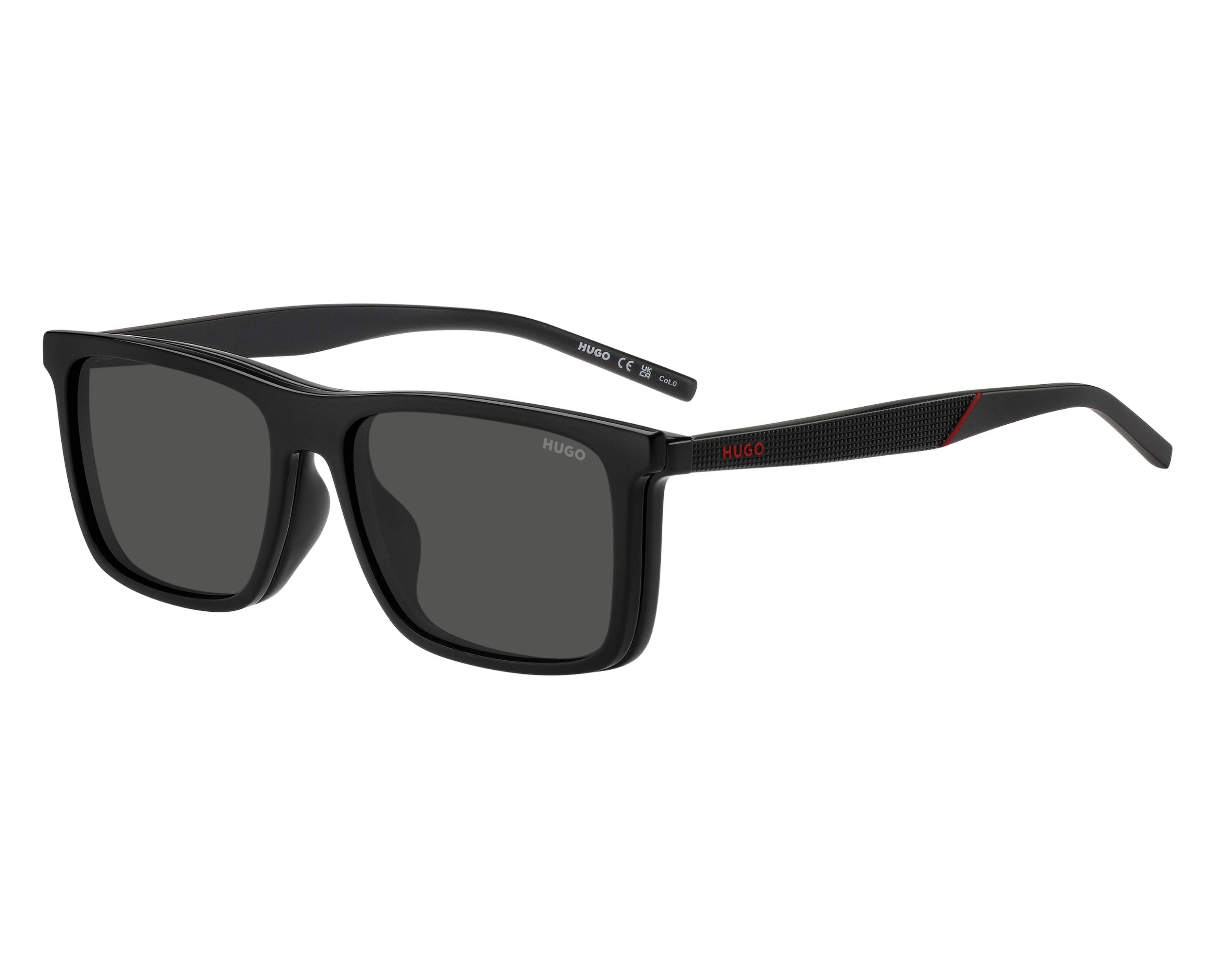 Hugo Boss HG-1331-G-CS2 OIT/99 56-16 Negra Rojo Vista de 360 grados 1