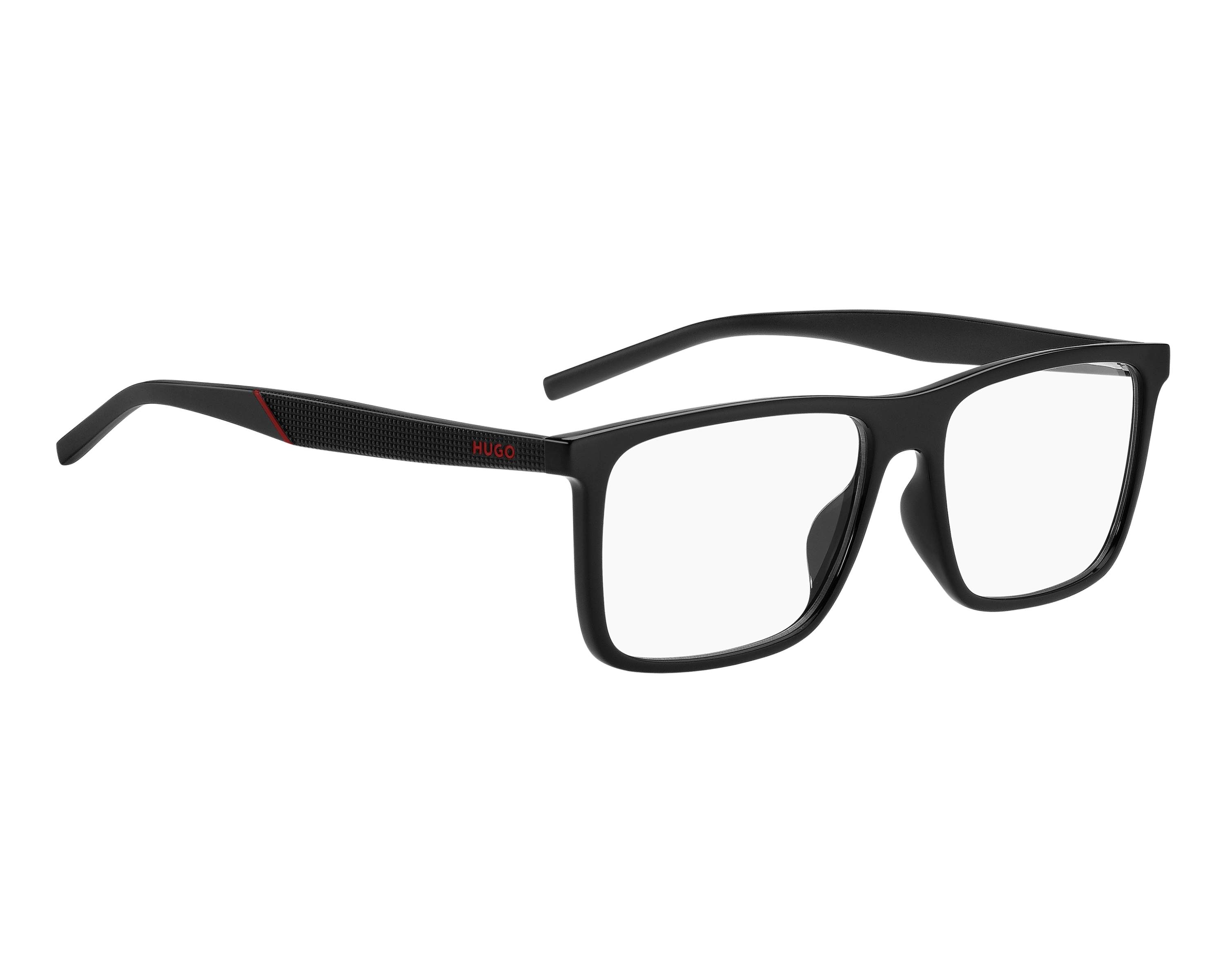 Hugo Boss HG-1331-G-CS2 OIT/99 56-16 Negra Rojo Vista de 360 grados 3