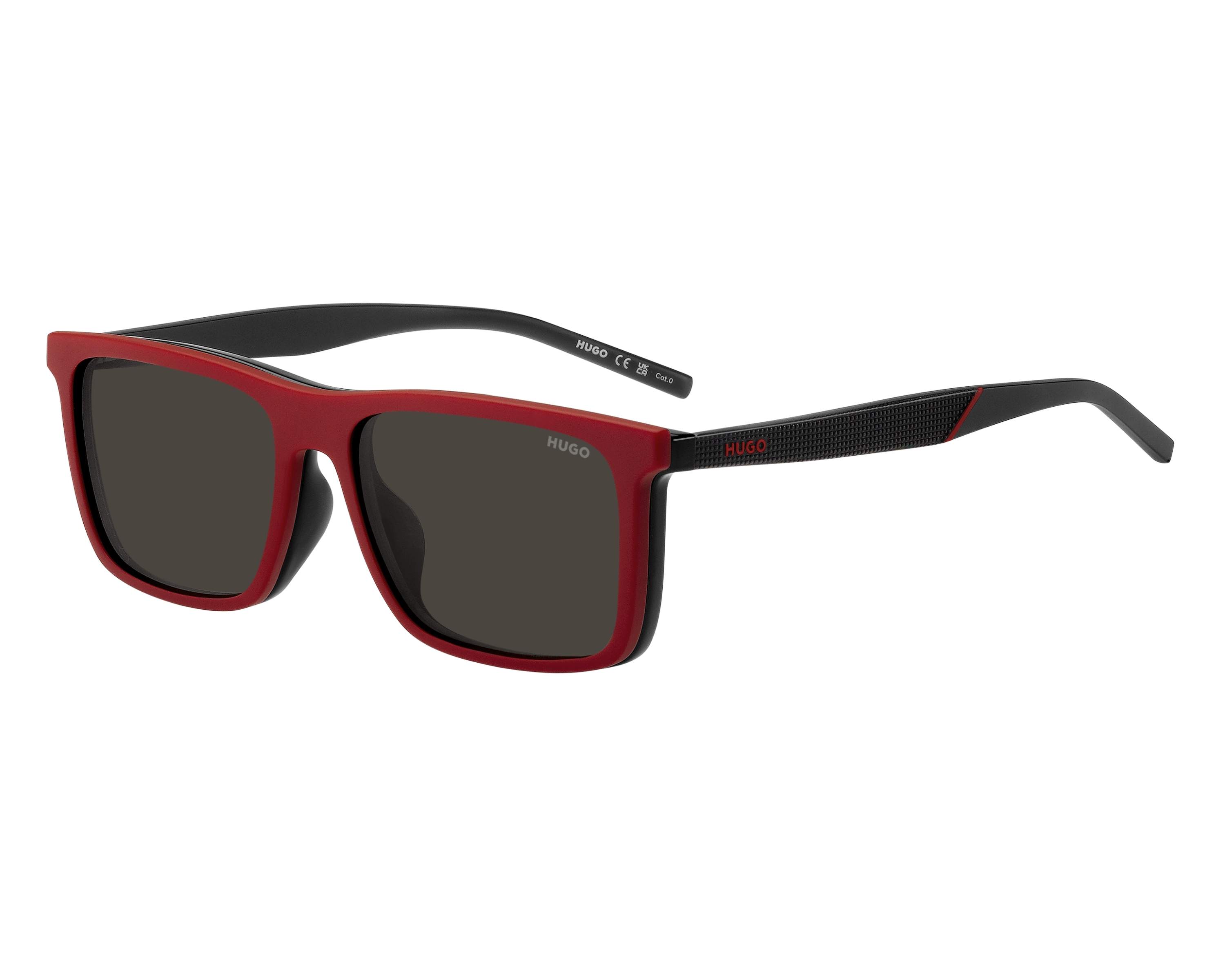 Hugo Boss HG-1331-G-CS2 OIT/99 56-16 Negra Rojo Vista de 360 grados 6