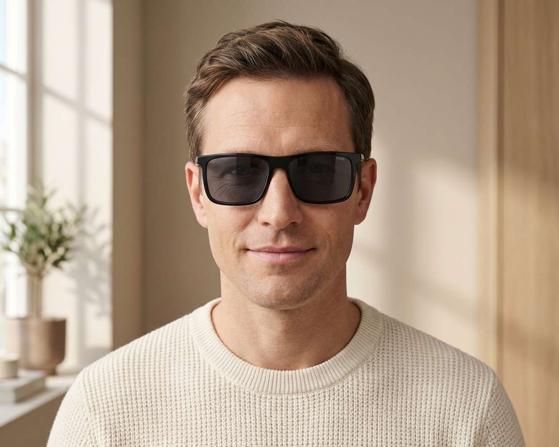 Hugo Boss HG-1331-G-CS2 OIT/99 56-16 Negra Rojo Vista de 360 grados 10