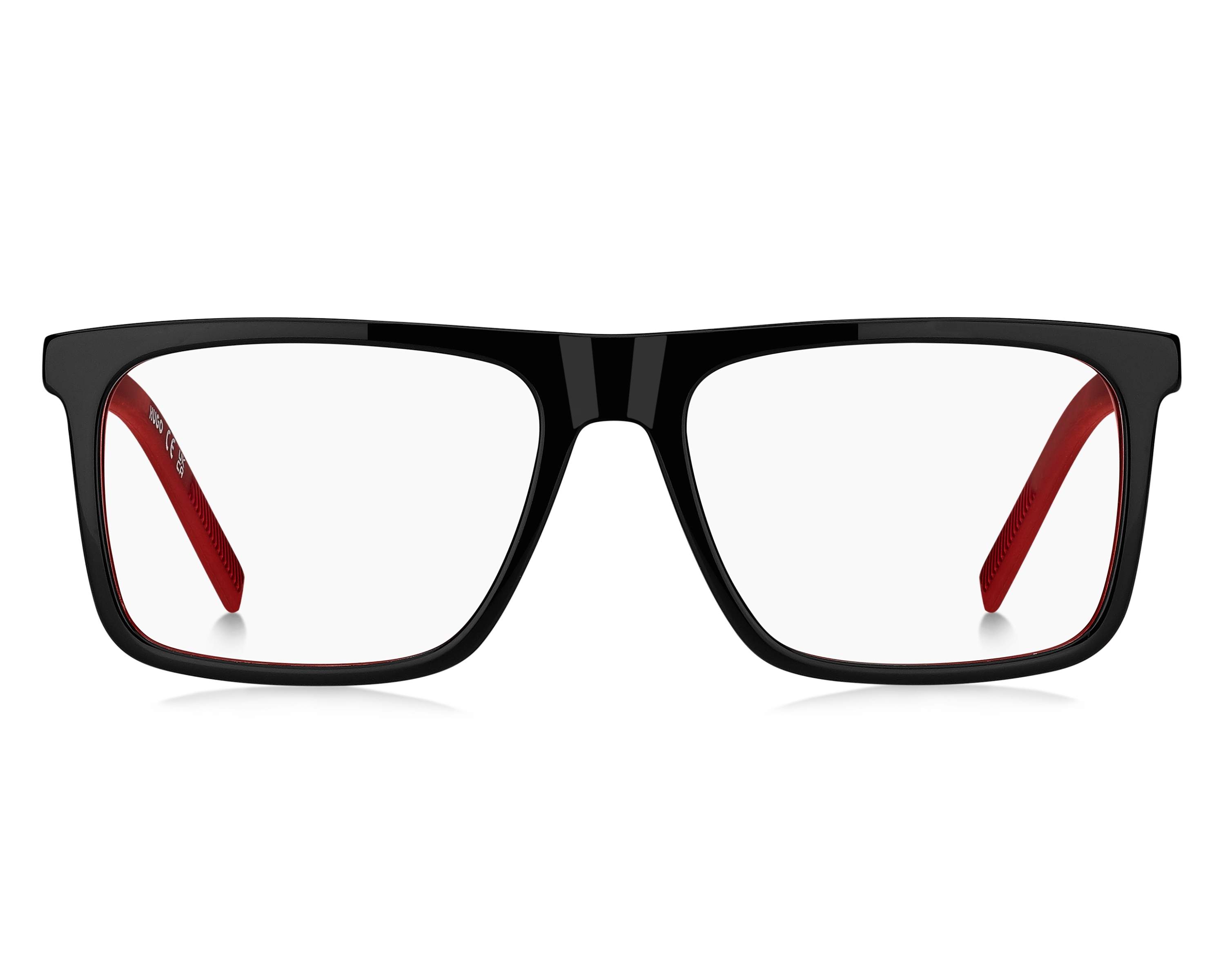 Hugo Boss HG-1339-G 0A4 56-17 Rojo Negro Vista de 360 grados 2