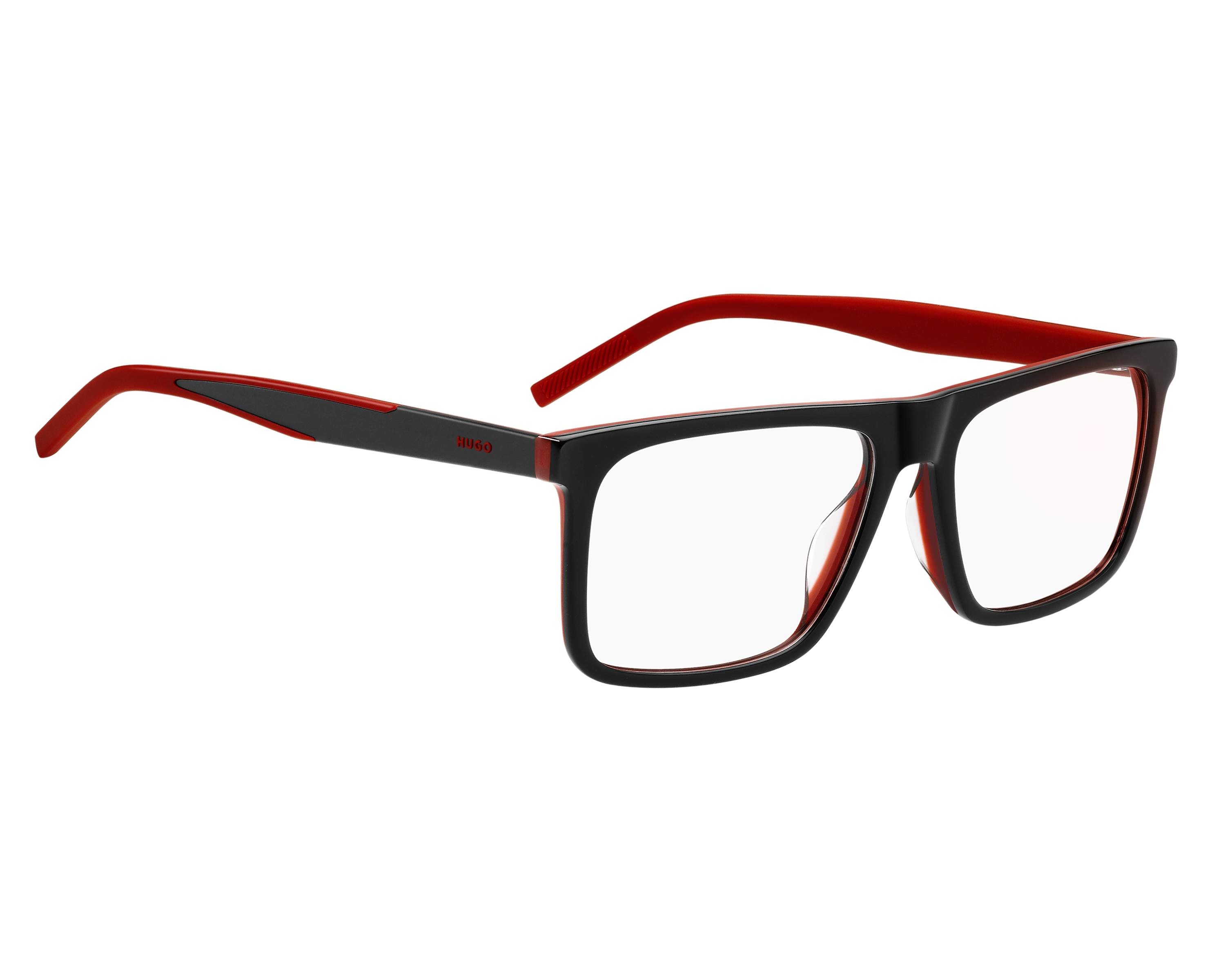 Hugo Boss HG-1339-G 0A4 56-17 Rojo Negro Vista de 360 grados 3
