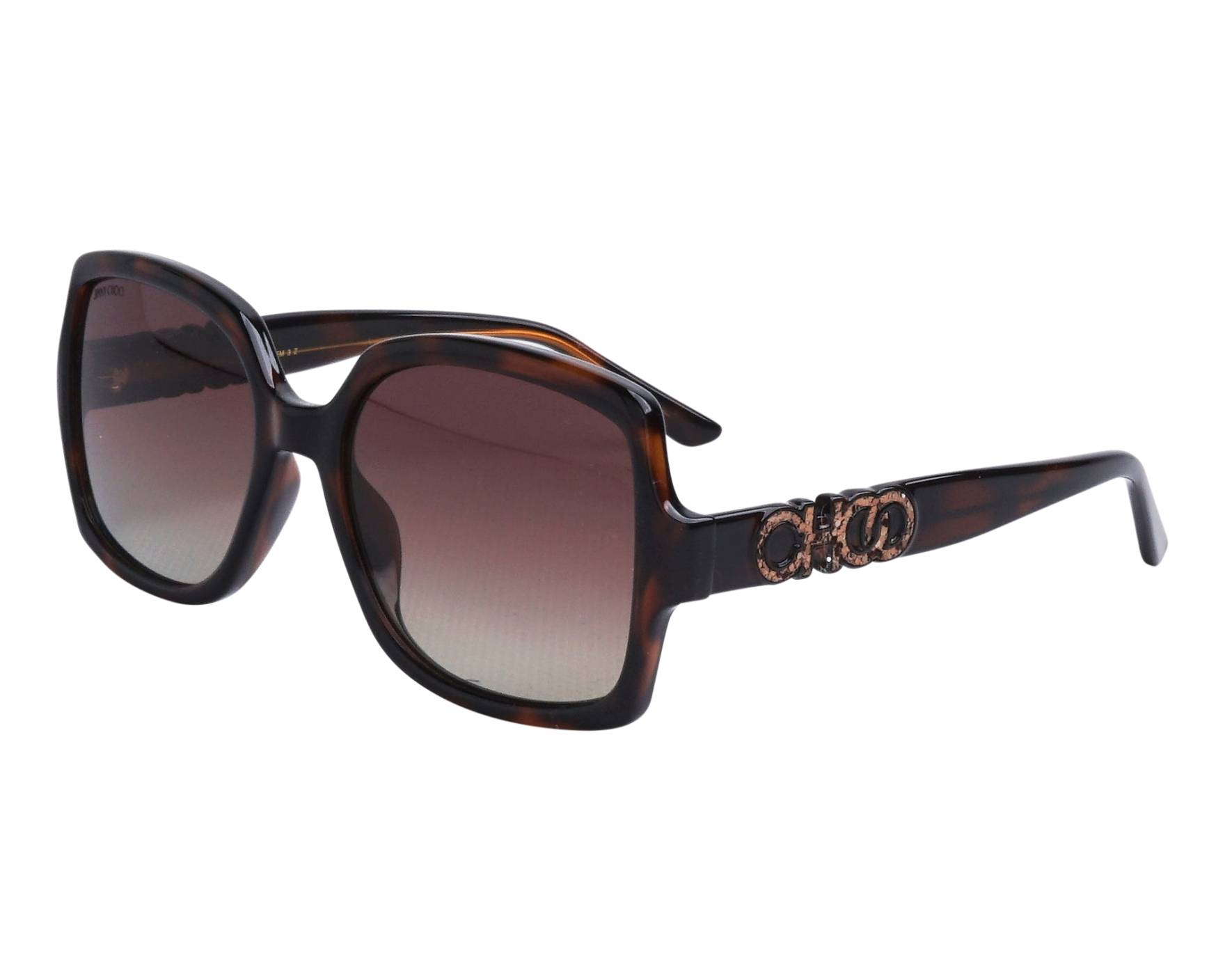 Jimmy Choo SAMMI-G-S 086 - Havana Negro vista de perfil