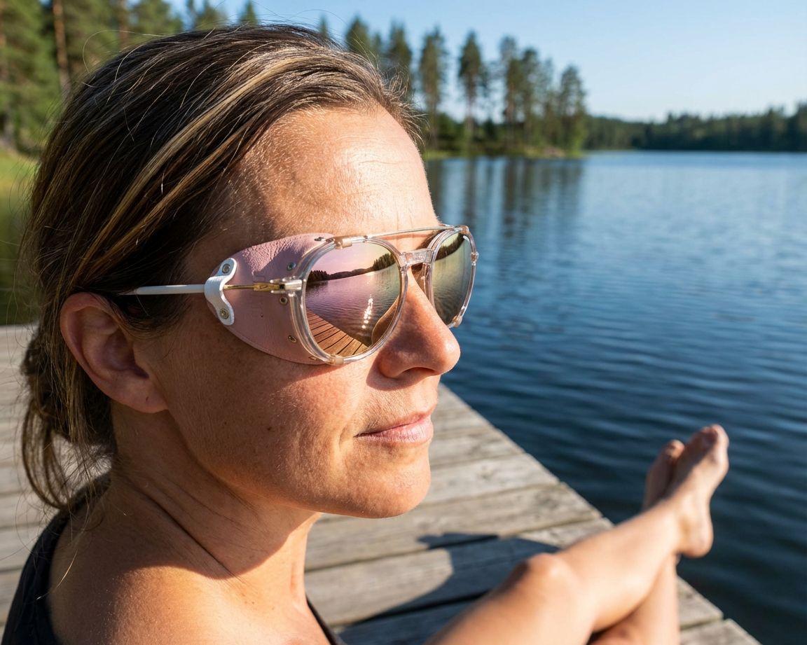 ぴ　Glossy GL4105 Gafas de Sol Julbo LEGACY J564 7719
