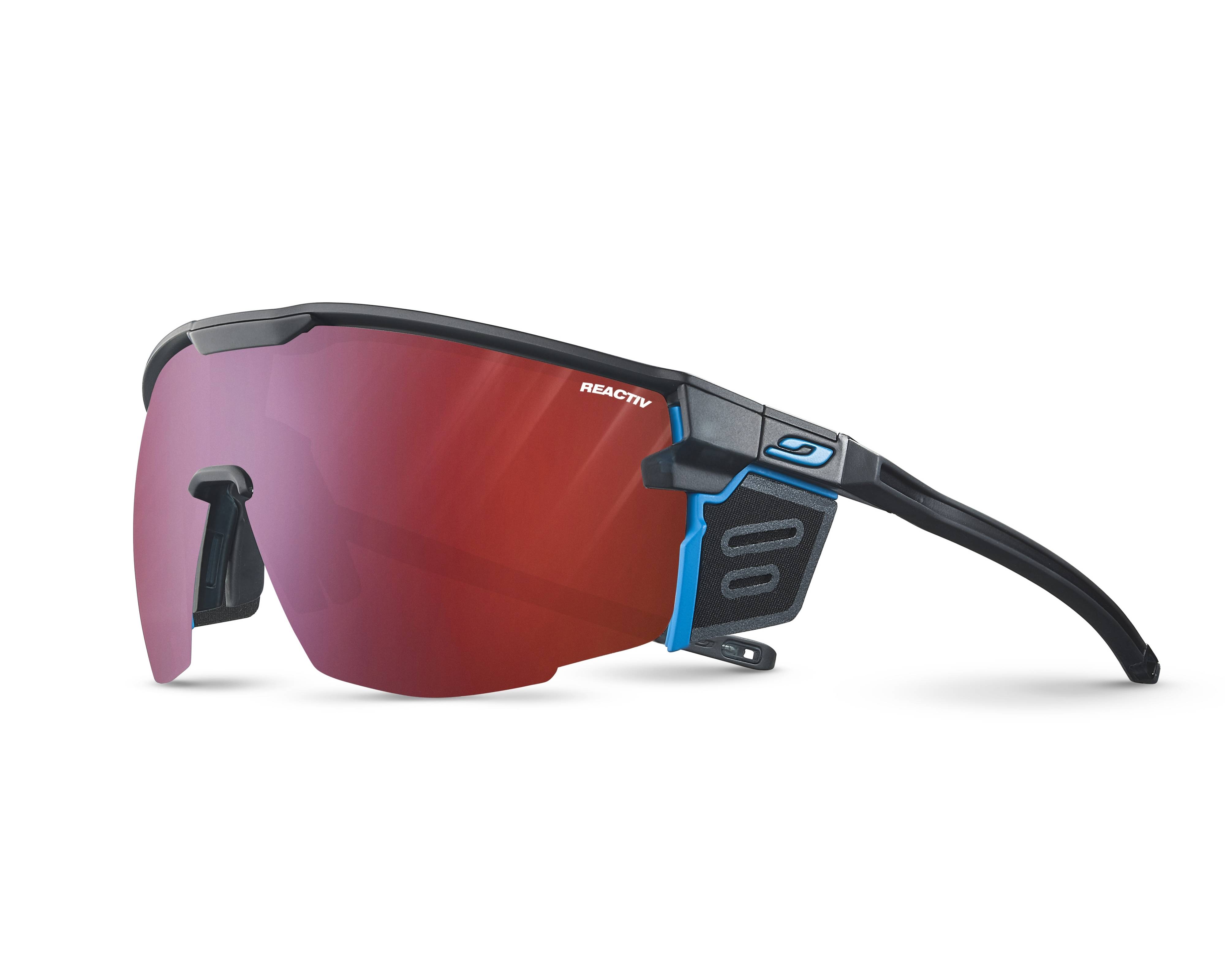 Julbo Elevate Gafas De Sol Unisex Adulto Negro Translúcido Borgoña