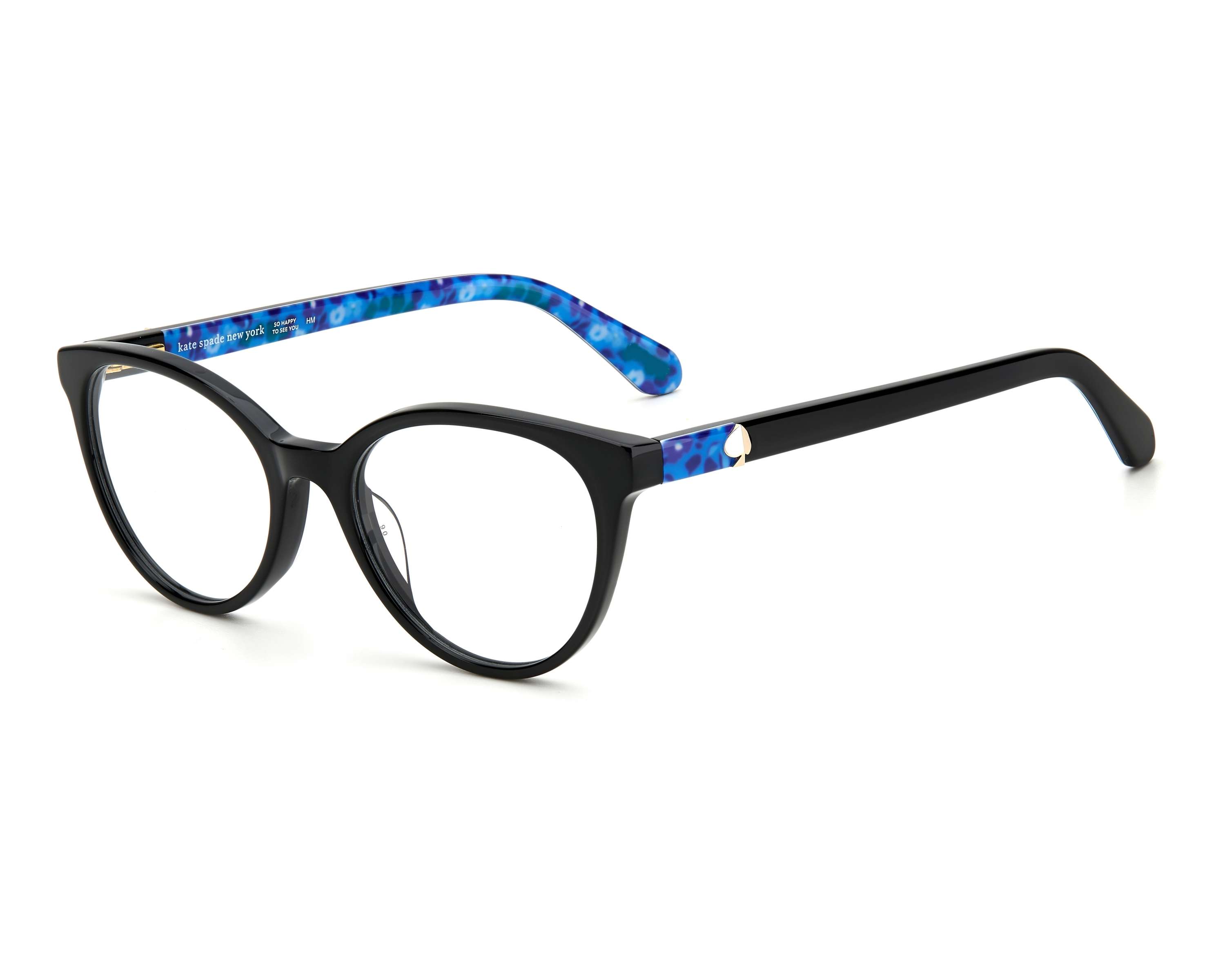 Kate Spade GELA 807 50-17 Negra  Vista de 360 grados 1