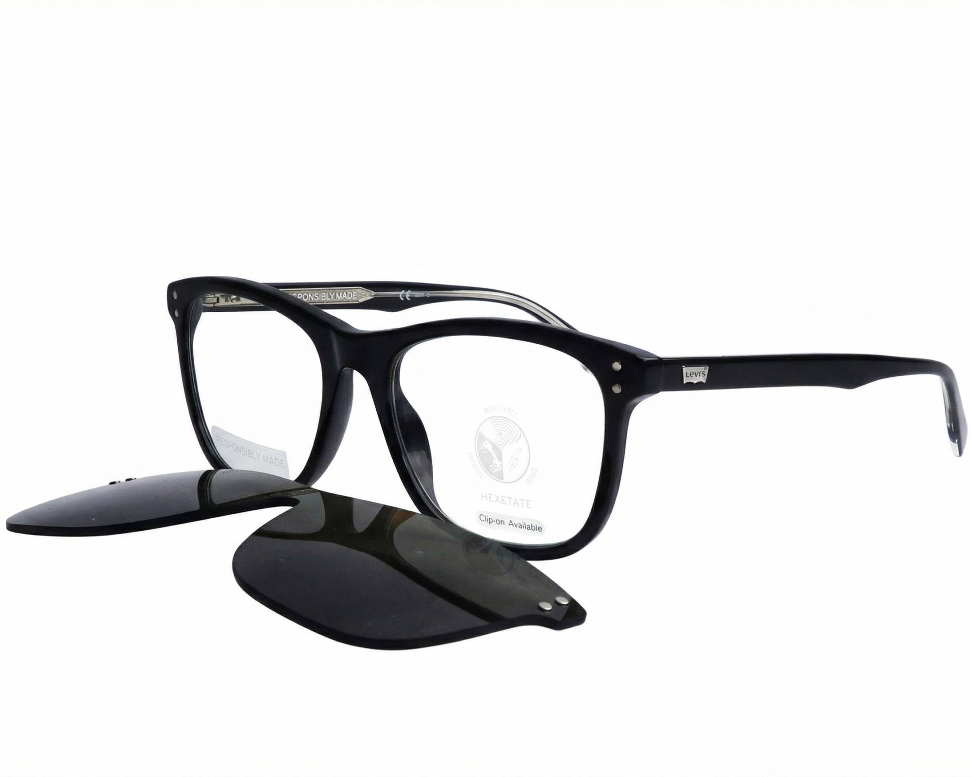 Levi's LV5013-CS 807/IR 53-18 Negra Acero vista de perfil