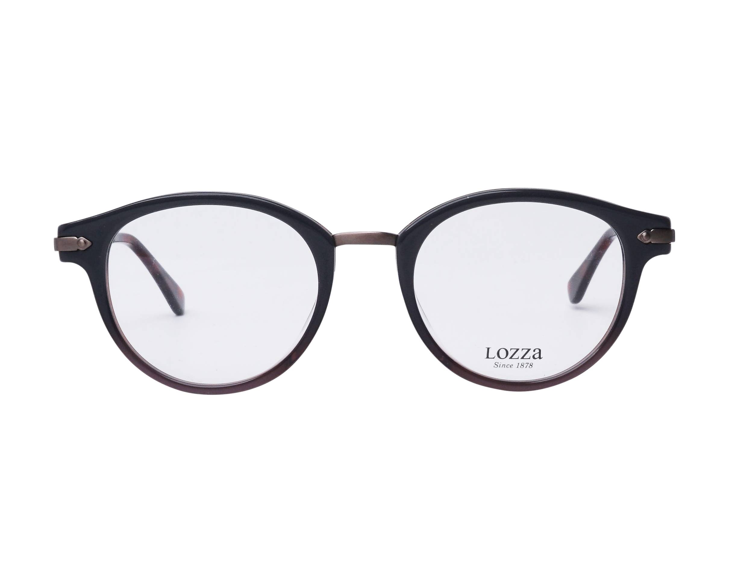 Lozza VL4140 Sonnenbrille Unisex - Acetat & Metal Design - Farbe 0W40, Größe 51 - Inkl. Etui