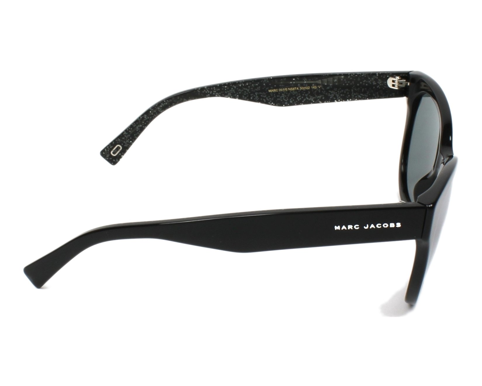 Marc Jacobs MARC-231-S NS8/T4 50-22 Black Black vista lateral