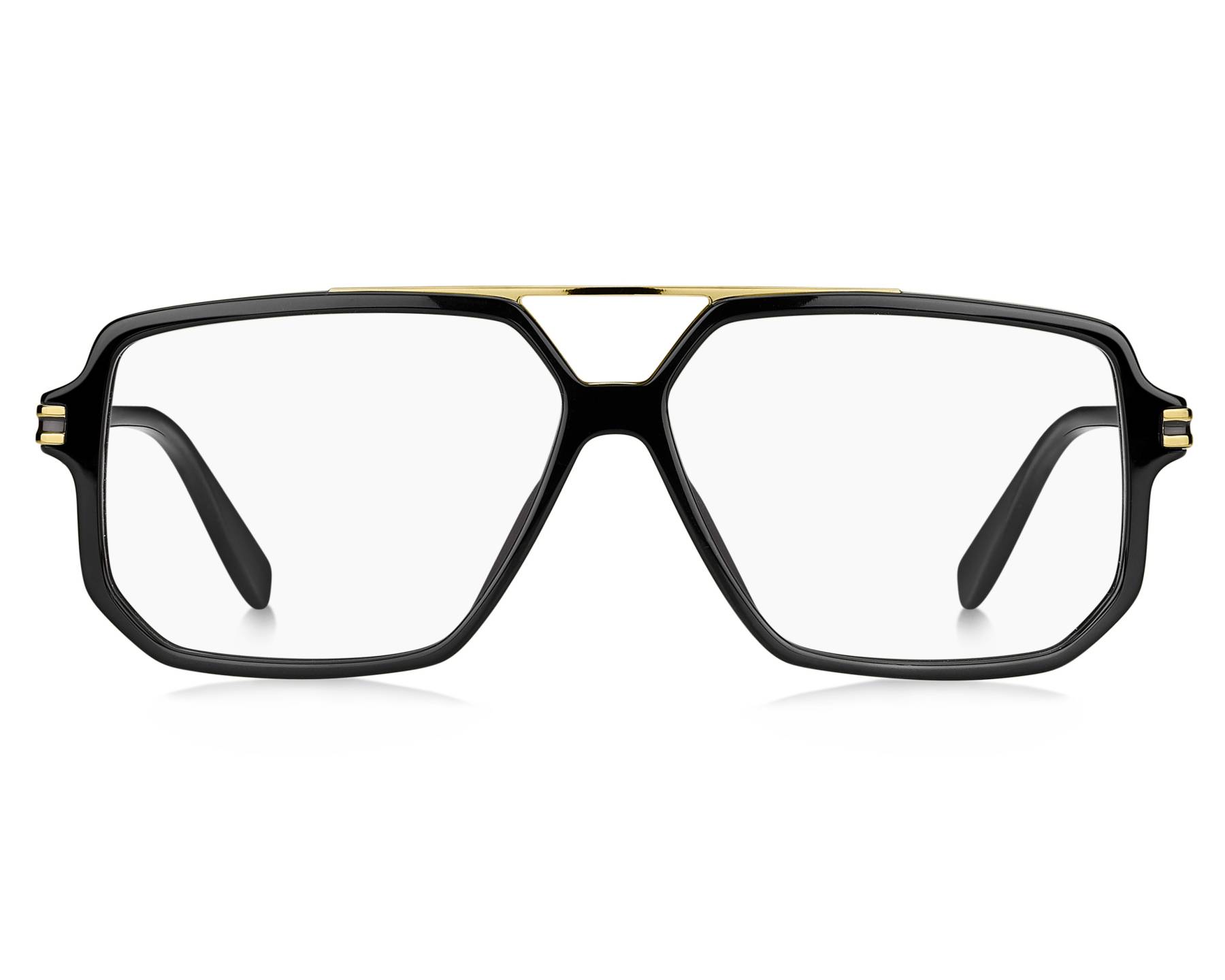 Marc Jacobs MARC-417 807 58-12 Negra Oro vista de frente