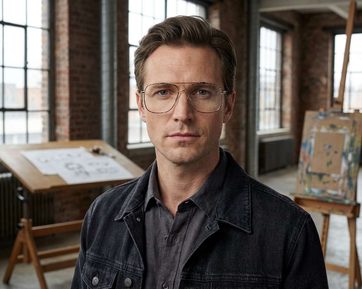 Marc Jacobs MARC-634 01Q 59-13 Or Marron Vista de 360 grados 6