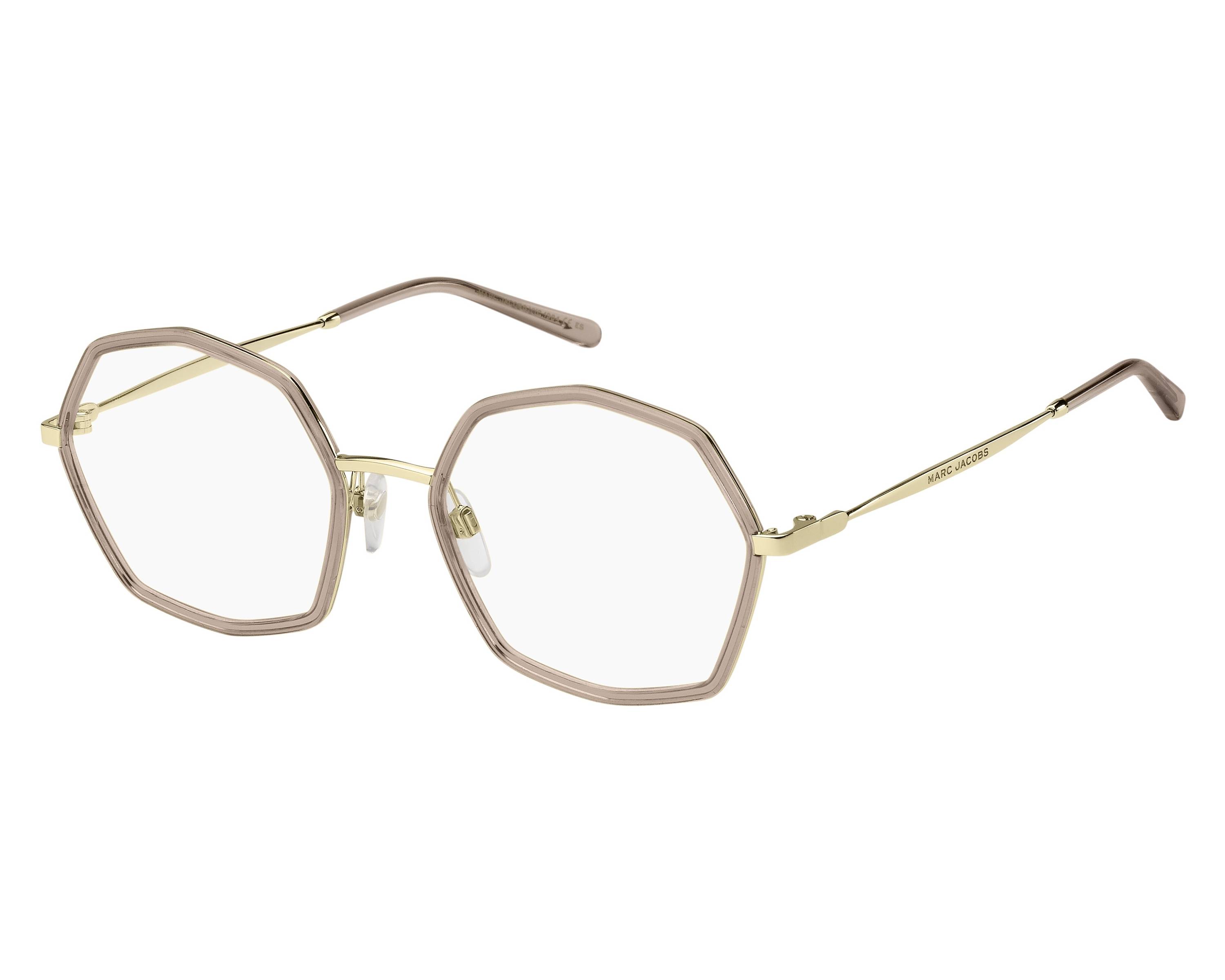 Marc Jacobs MARC-667 84E 54-19 gold beige Vista de 360 grados 1